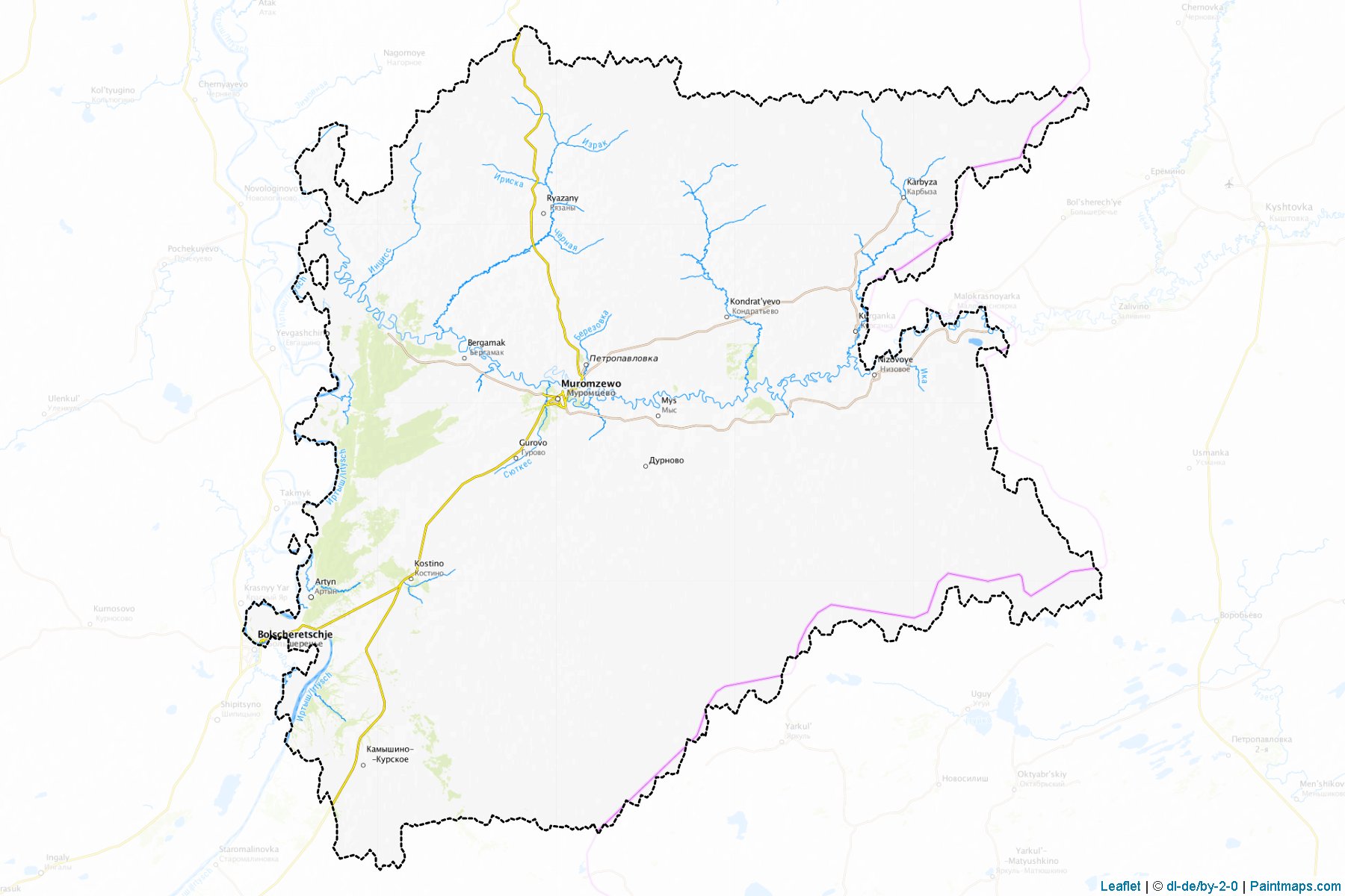 Muromcevskiy (Omsk) Map Cropping Samples-1