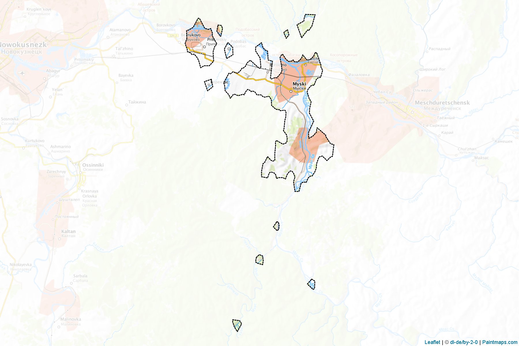 Myski (Kemerovo) Map Cropping Samples-1