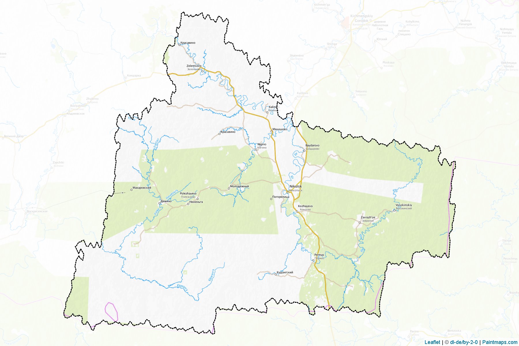 Nikol'skiy (Vologda) Map Cropping Samples-1