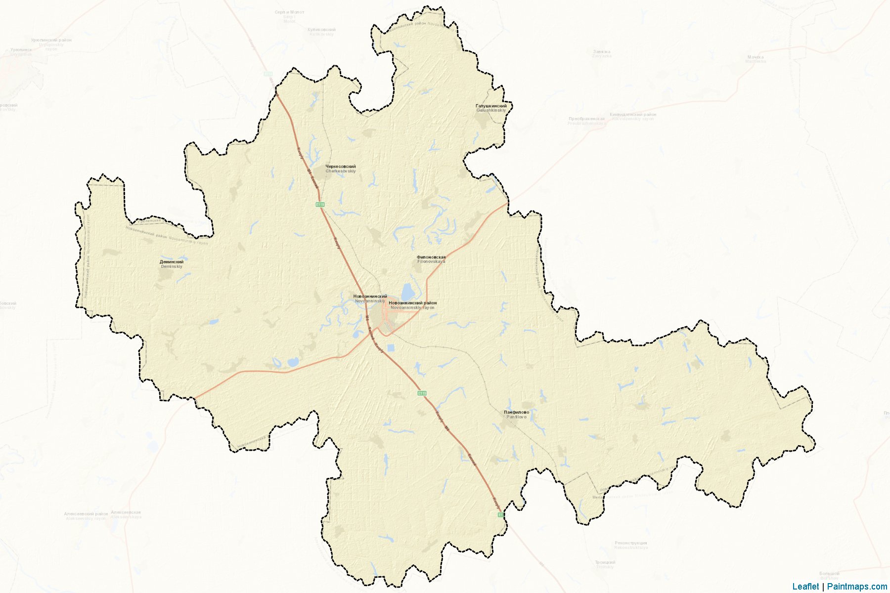 Novoanninskiy (Volgograd) Map Cropping Samples-2