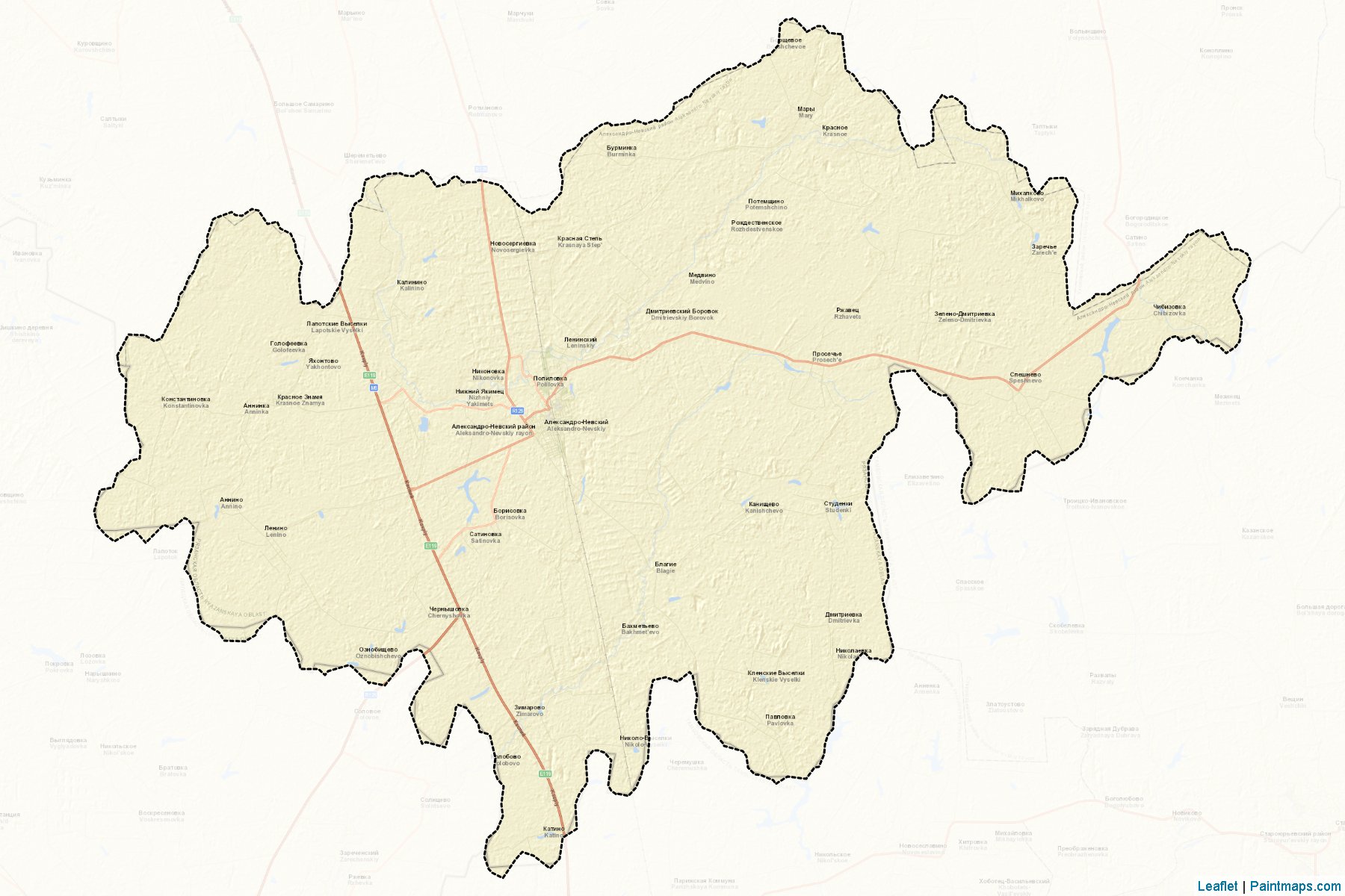 Novoderevenskiy (Ryazan) Map Cropping Samples-2