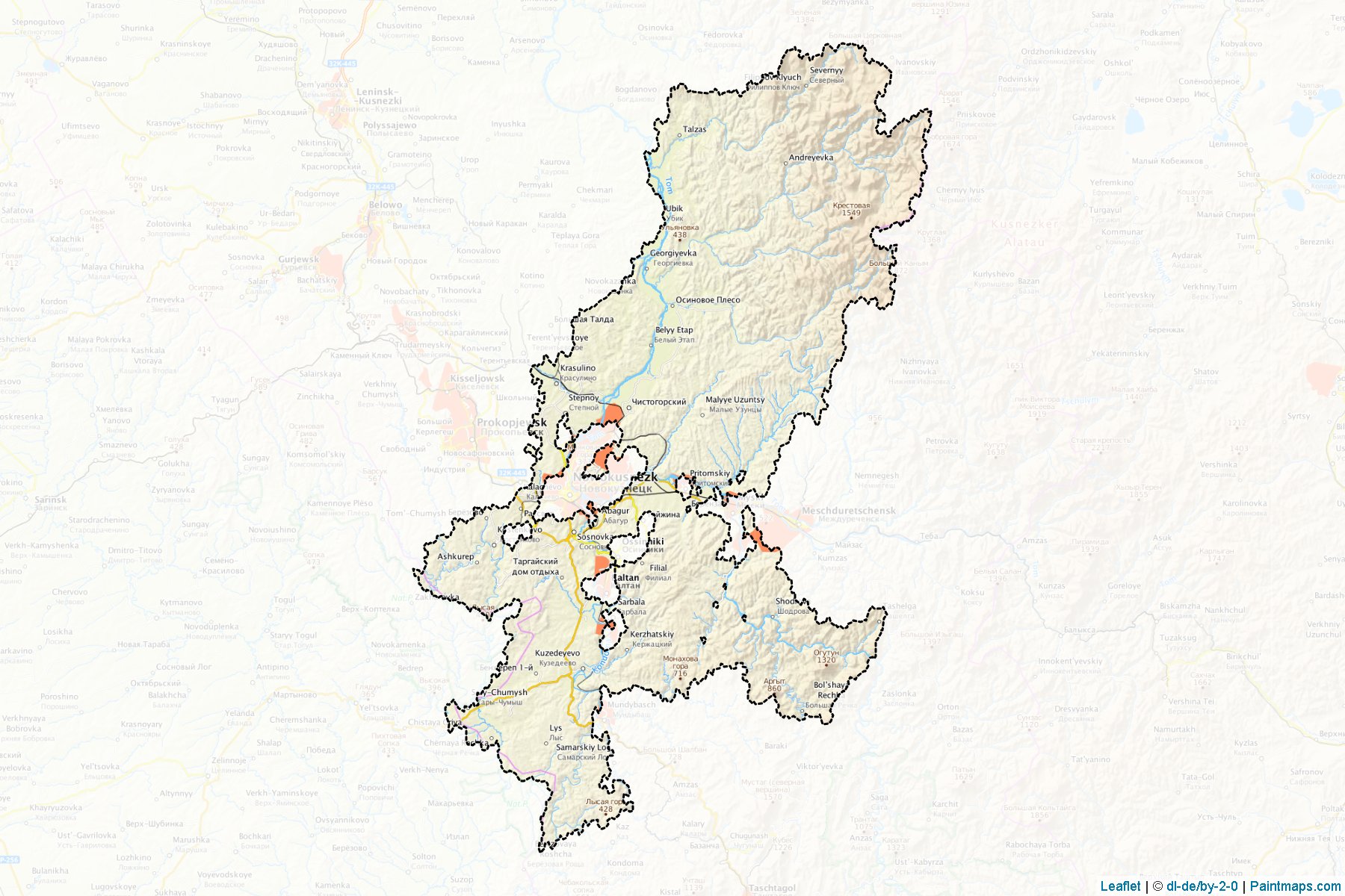 Novokuzneckij (Kemerovo) Map Cropping Samples-1