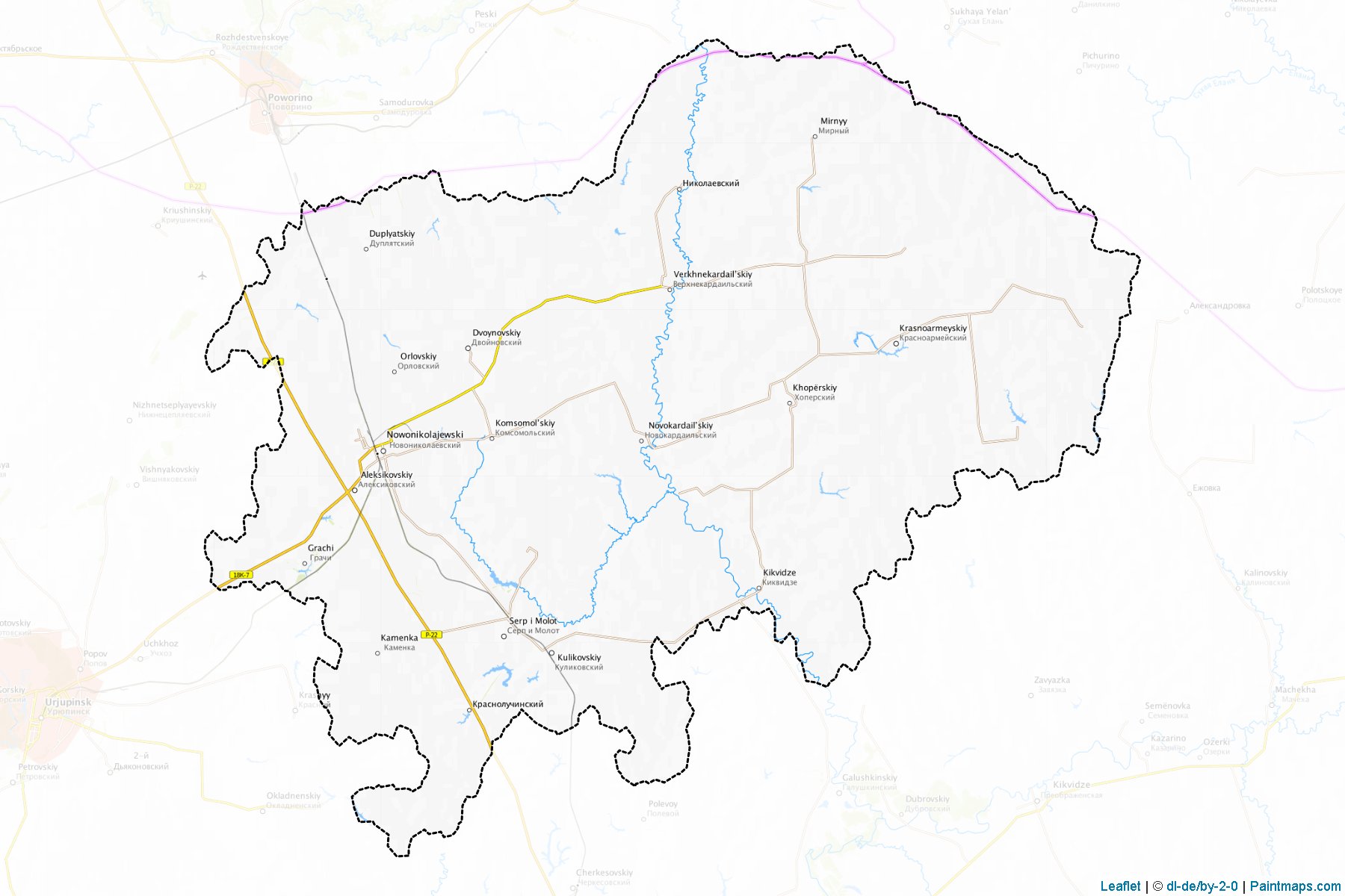 Novonikolaevskiy (Volgograd) Map Cropping Samples-1