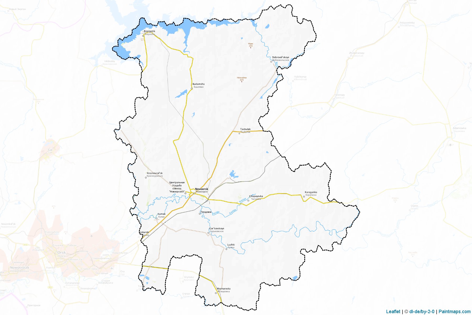 Novoorskiy (Orenburg) Map Cropping Samples-1