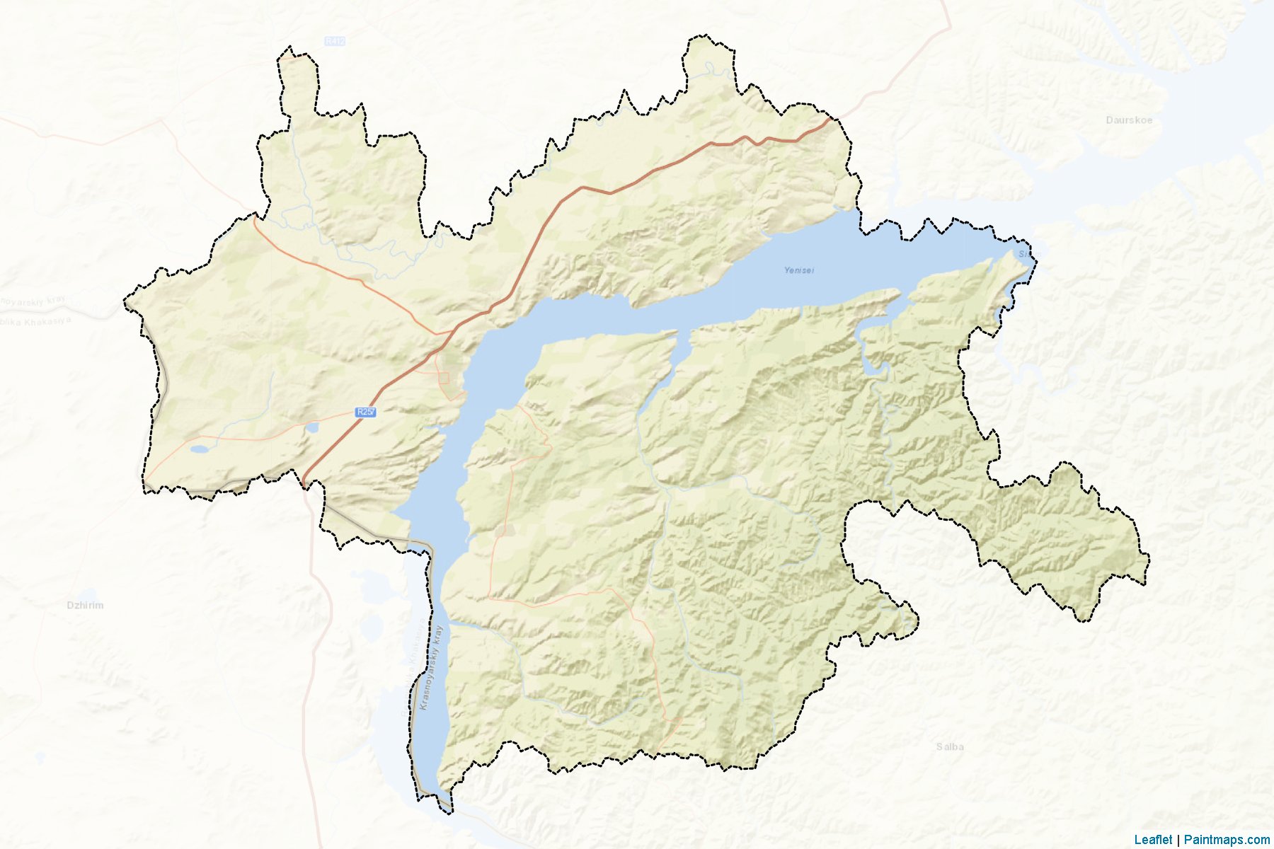 Muestras de recorte de mapas Novoselovskiy (Krasnoyarsk)-2