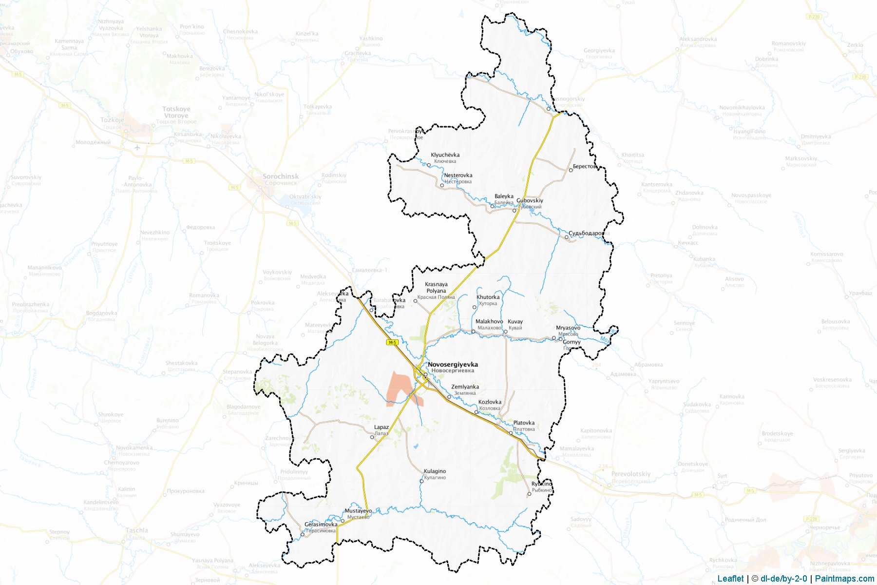 Novosergievskiy (Orenburg) Map Cropping Samples-1