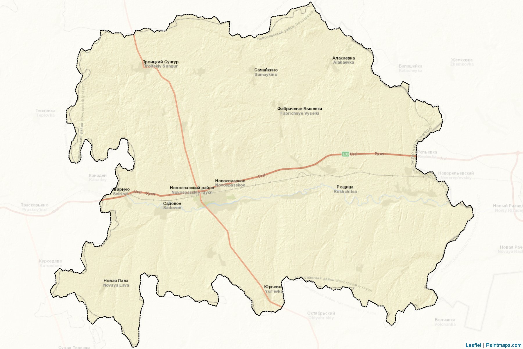 Novospasskiy (Ulyanovsk Oblastı) Haritası Örnekleri-2