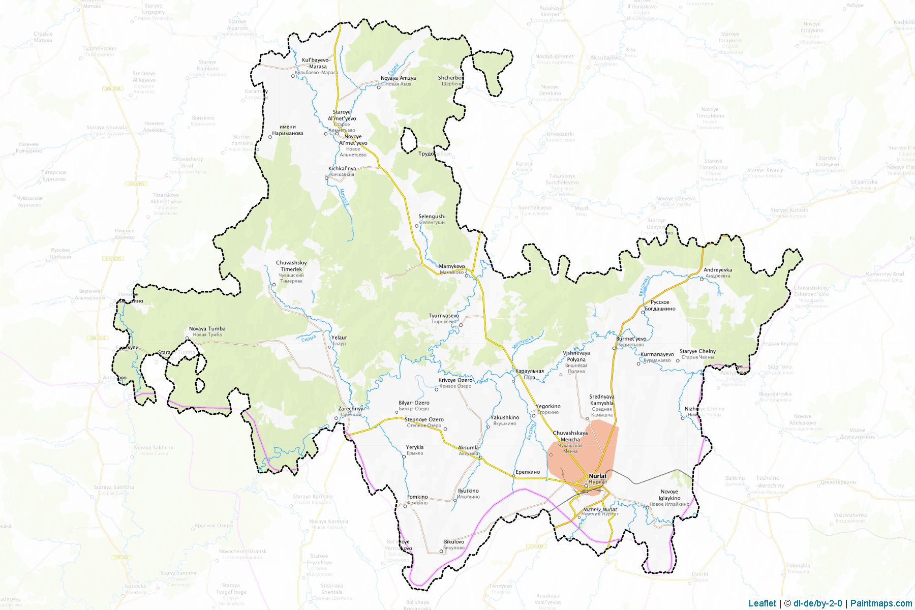 Nurlatskiy (Tatarstan) Map Cropping Samples-1