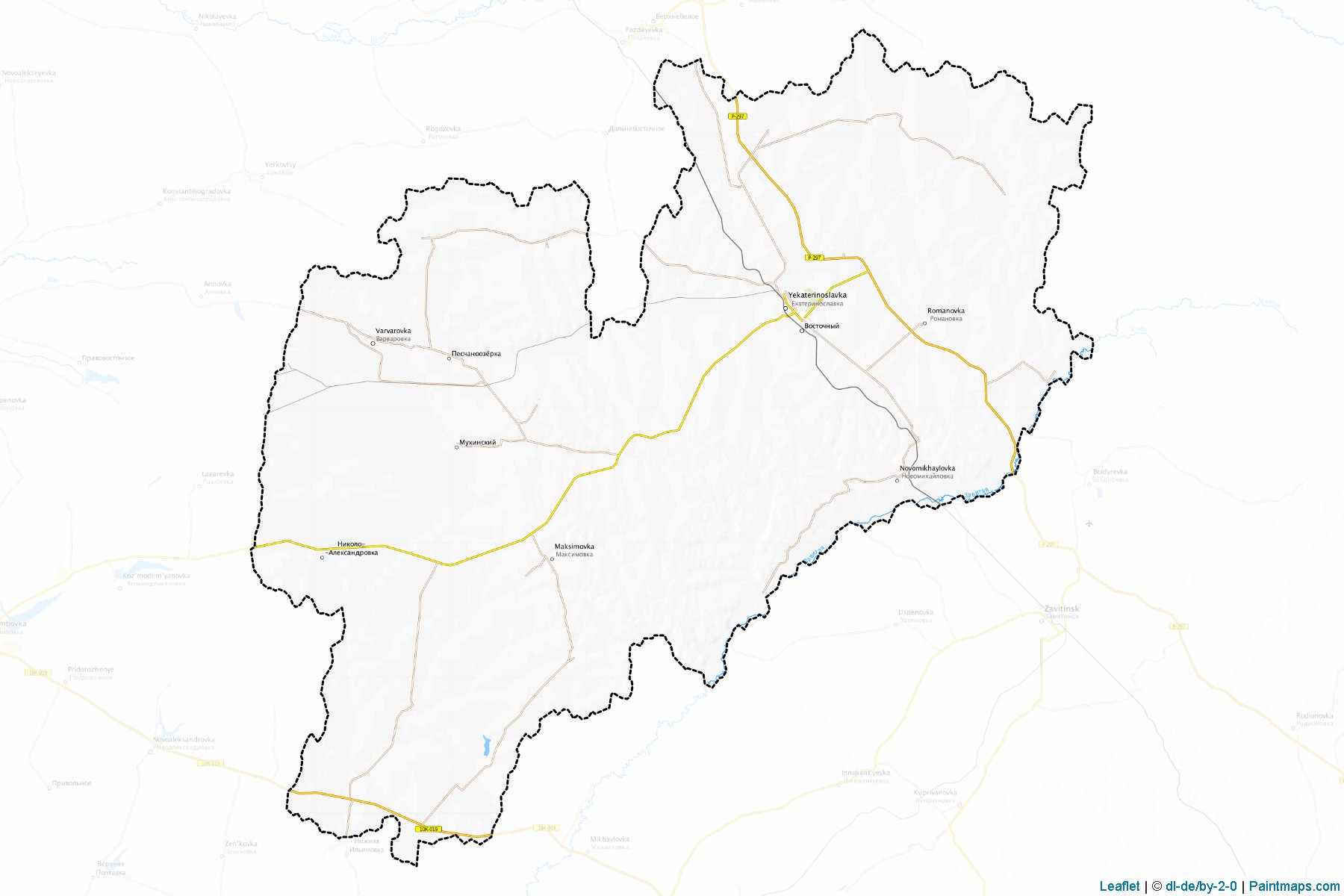 Oktjabr'skiy (Amur) Map Cropping Samples-1