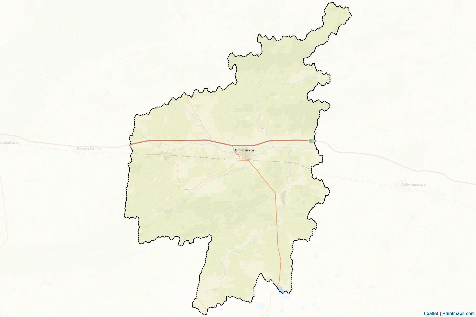 Omutinskiy (Tyumen) Map Cropping Samples-2