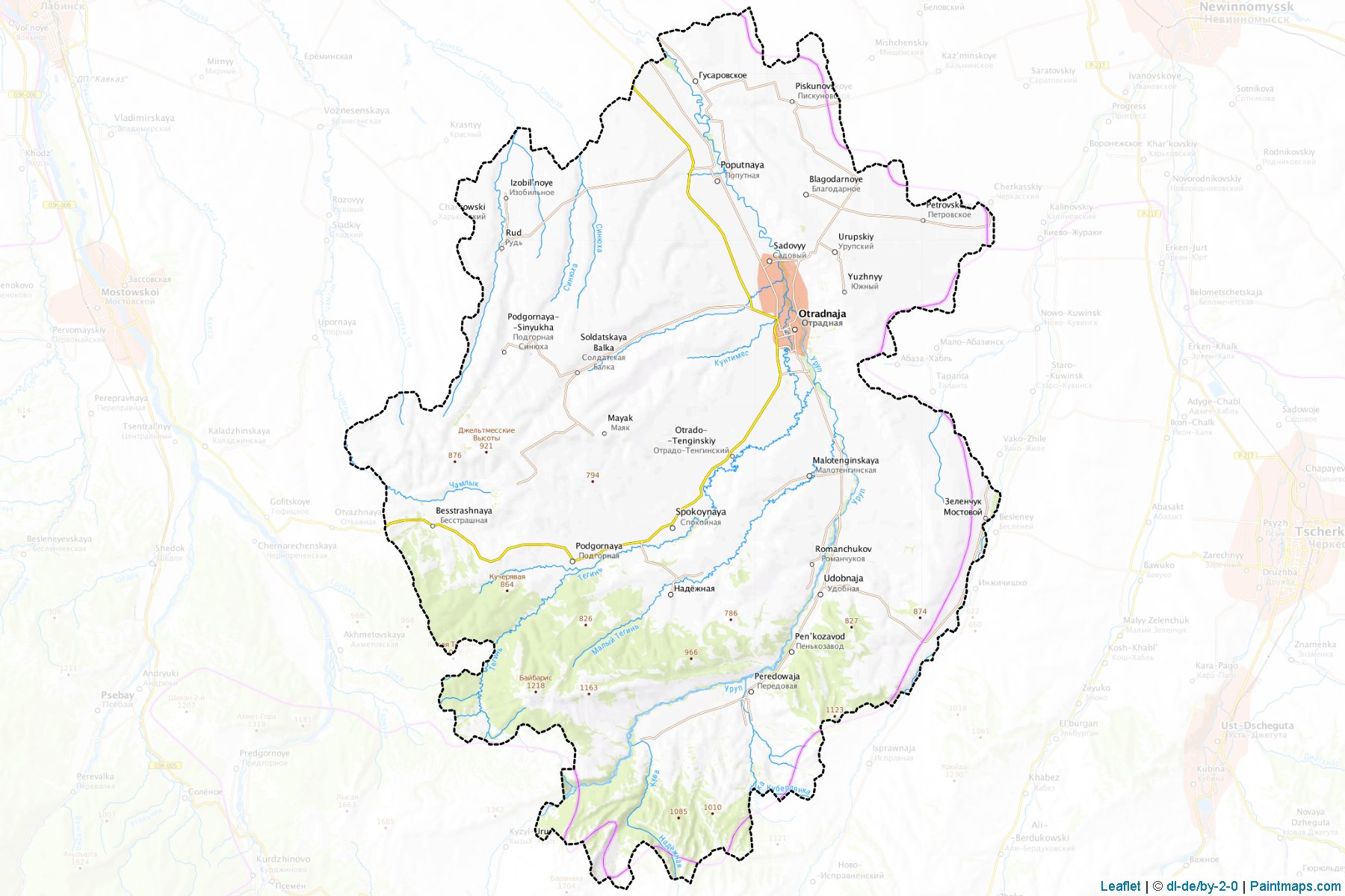 Otradnenskiy (Krasnodar) Map Cropping Samples-1