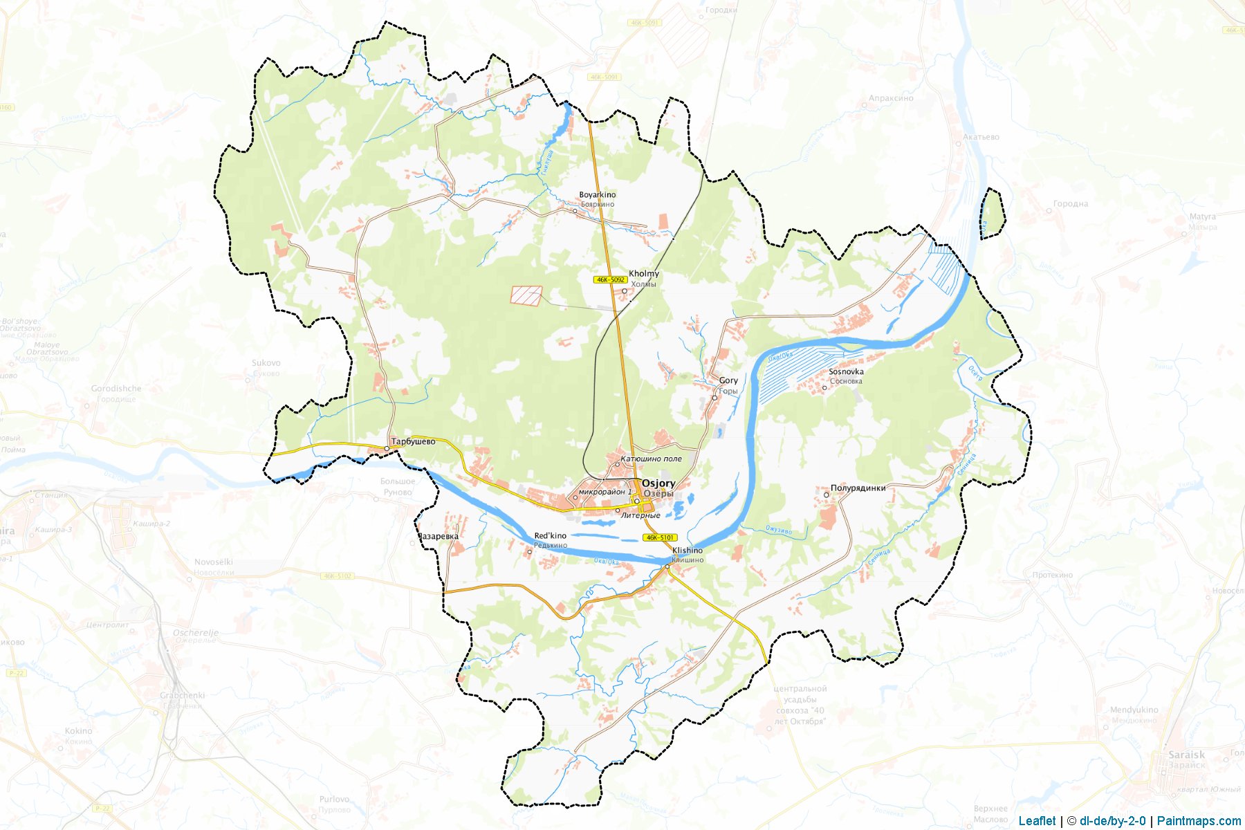 Ozjorskiy (Moscow Oblast) Map Cropping Samples-1