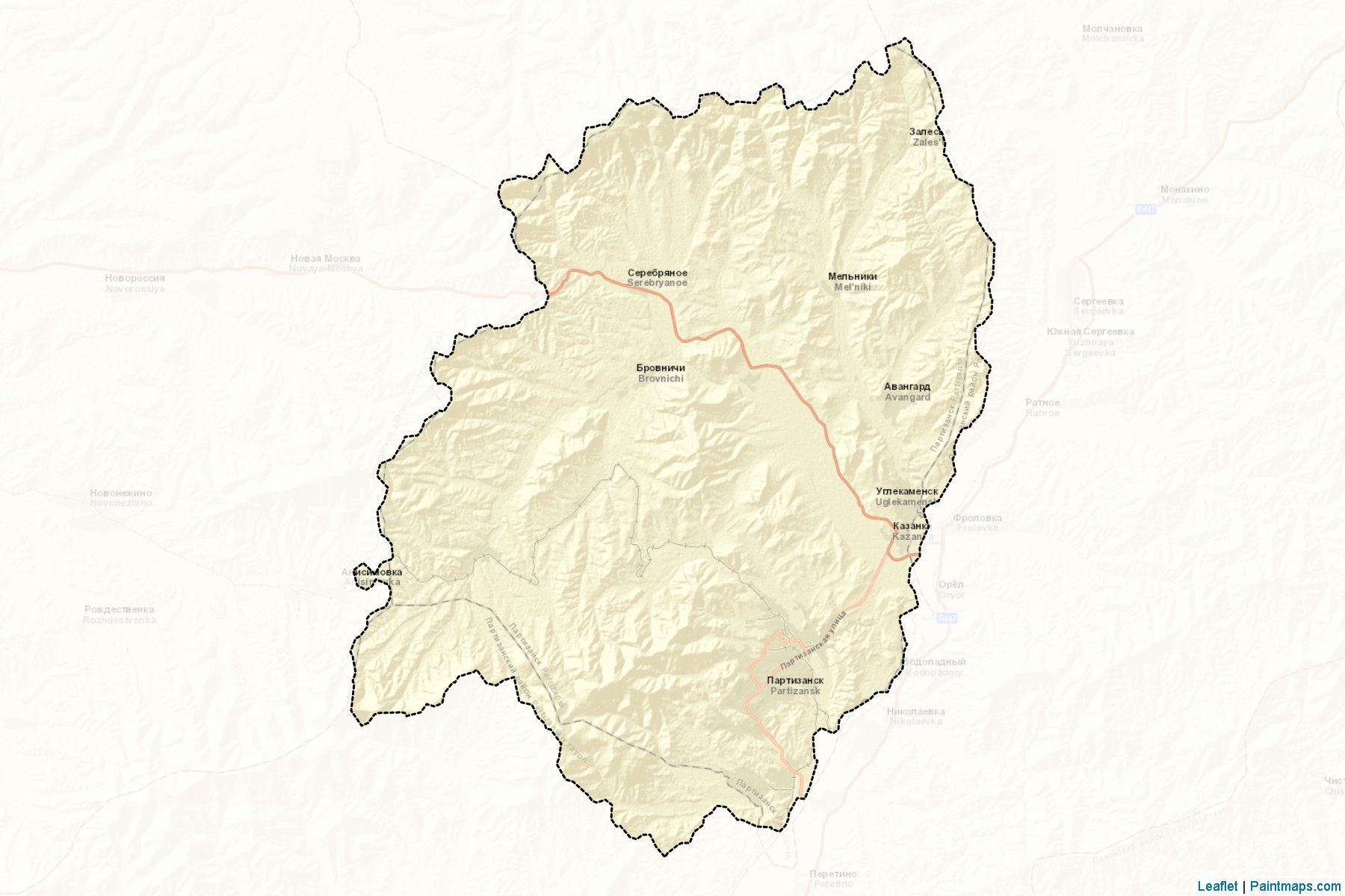 Partizanskiy (Primorsky) Map Cropping Samples-2