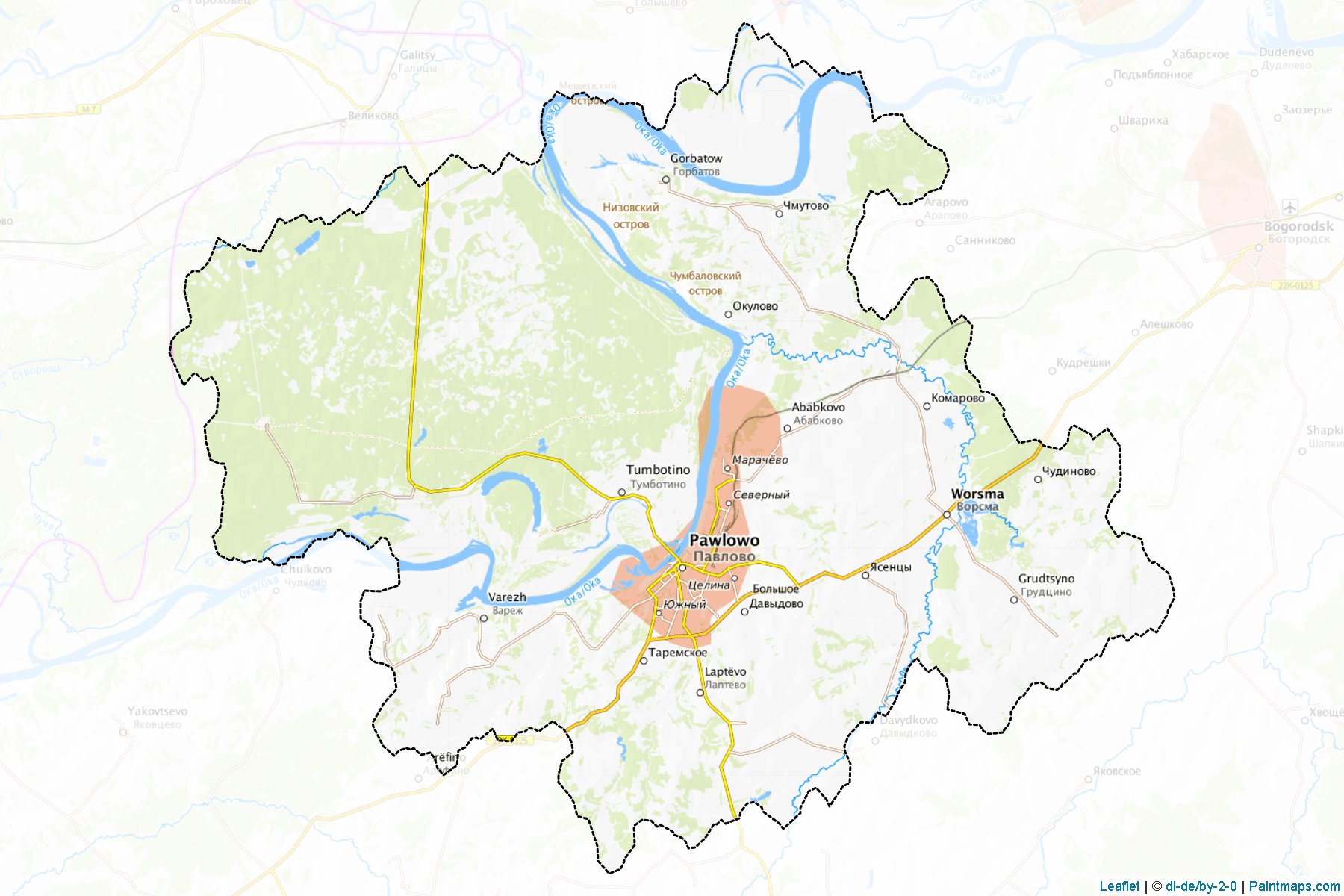 Pavlovskiy (Nizhny Novgorod) Map Cropping Samples-1