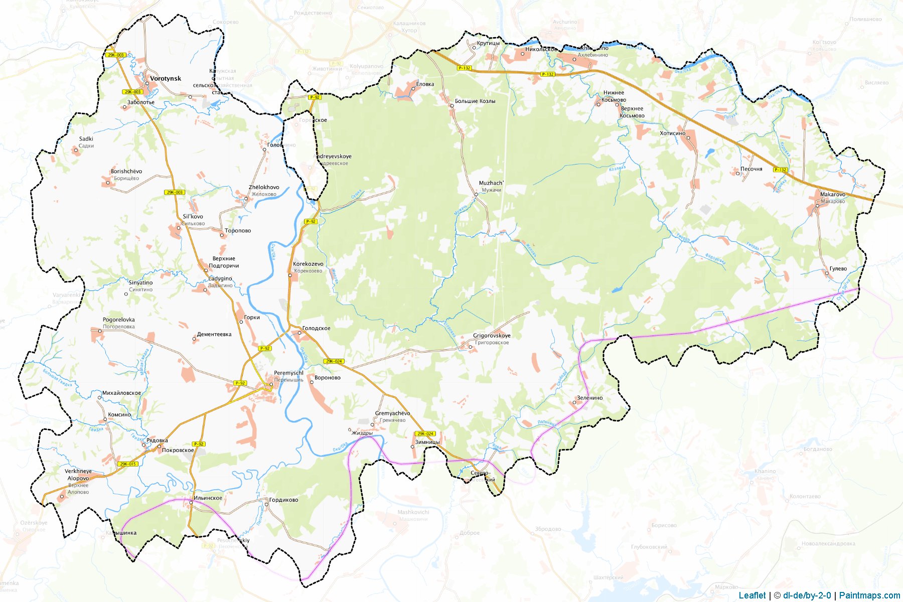 Peremyshl'skiy (Kaluga) Map Cropping Samples-1