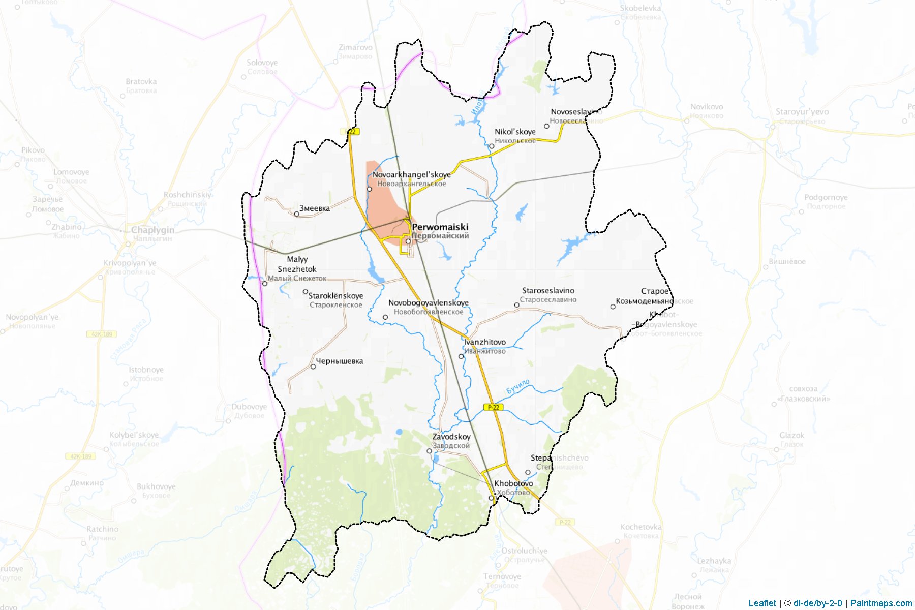 Pervomajskiy (Tambov) Map Cropping Samples-1