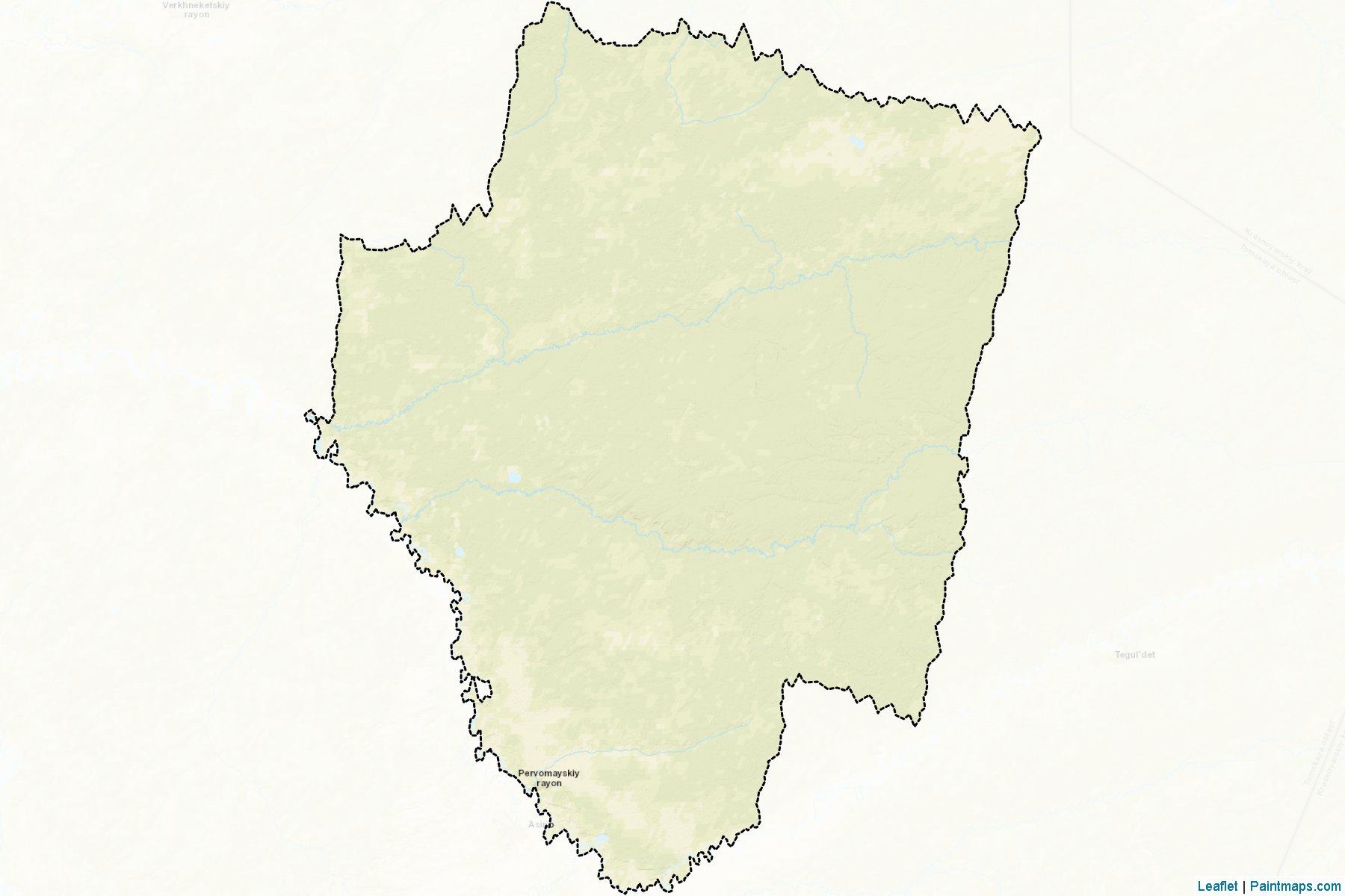 Muestras de recorte de mapas Pervomajskiy (Tomsk)-2