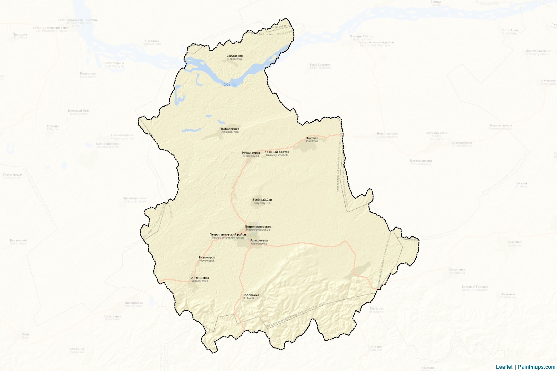 Petropavlovskiy (Altai) Map Cropping Samples-2