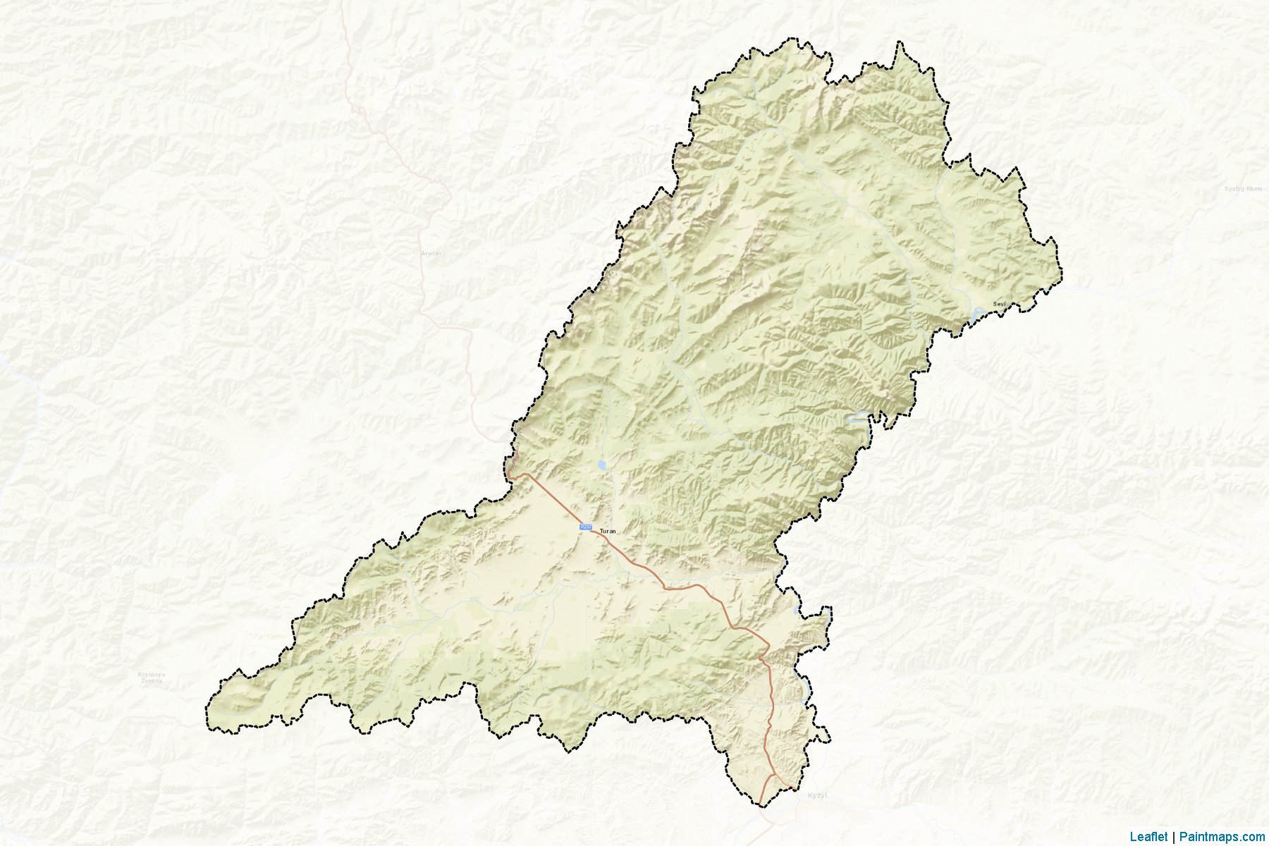 Pij-Khemskiy (Tuva) Map Cropping Samples-2