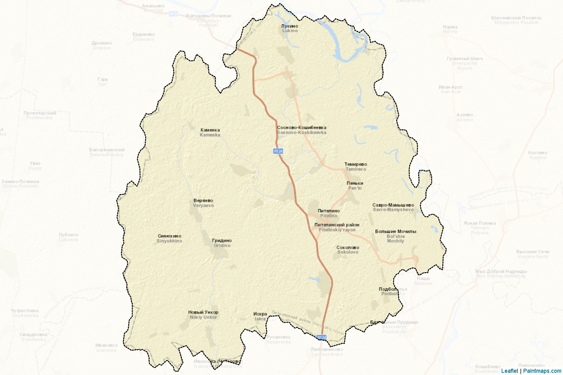 Pitelinskiy (Ryazan) Map Cropping Samples-2