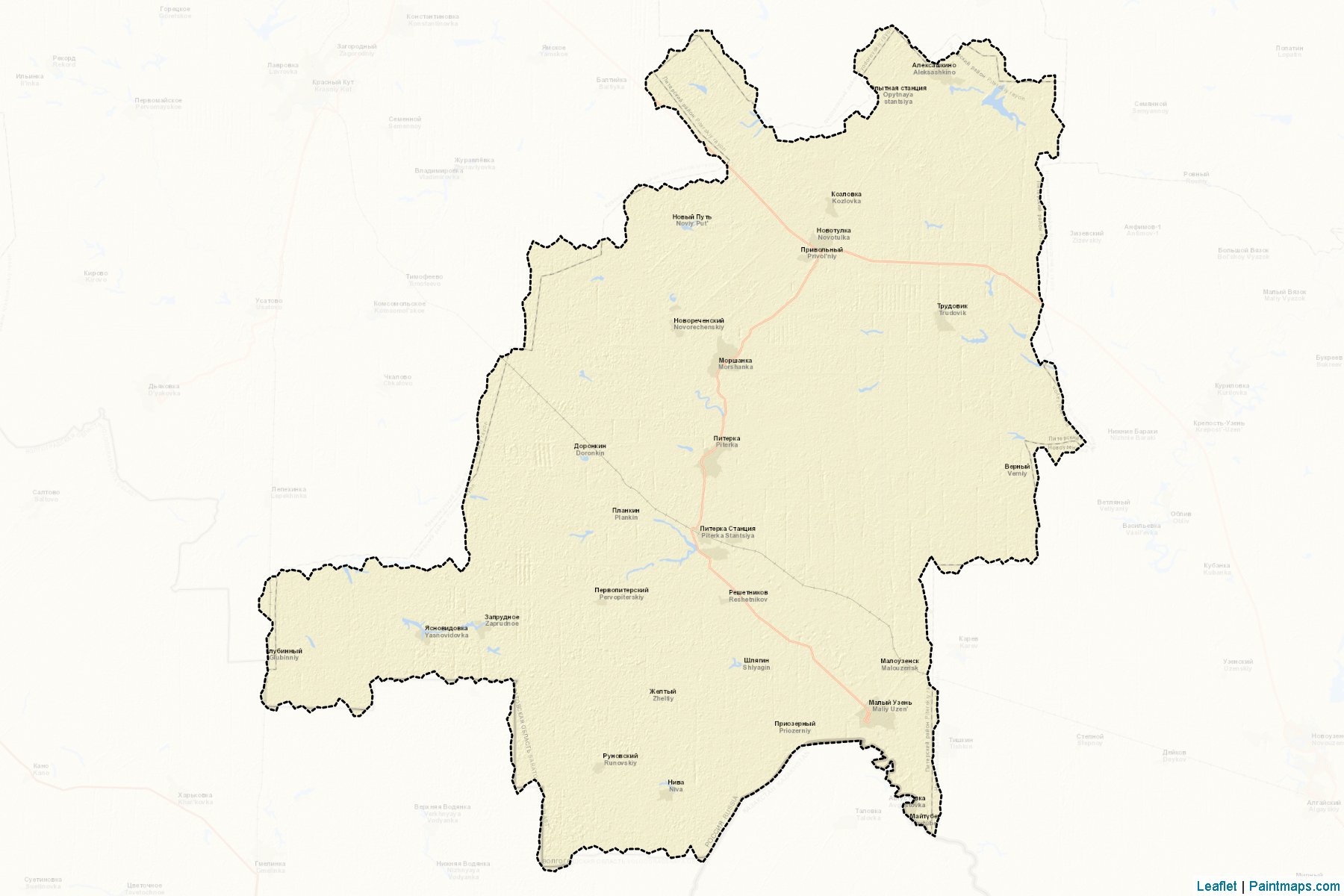 Piterskiy (Saratov) Map Cropping Samples-2