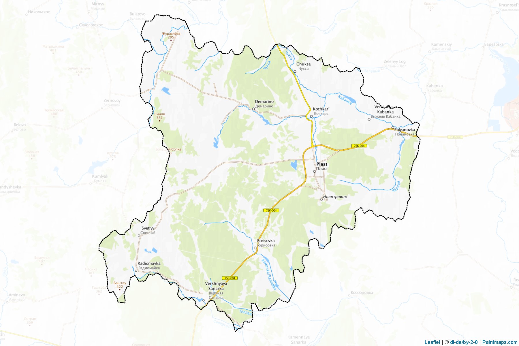 Plastovskiy (Chelyabinsk) Map Cropping Samples-1