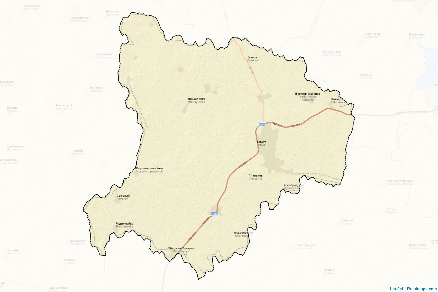 Plastovskiy (Chelyabinsk) Map Cropping Samples-2