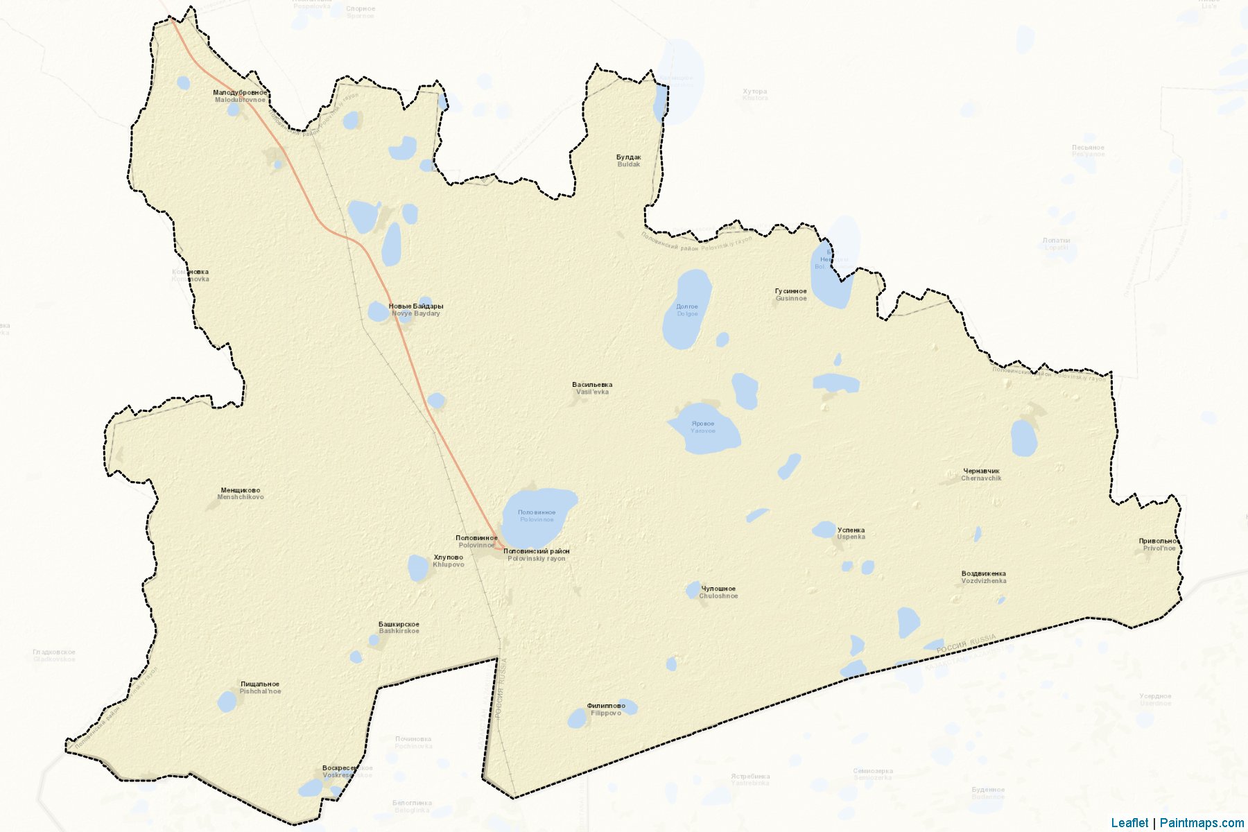 Polovinskiy (Kurgan) Map Cropping Samples-2