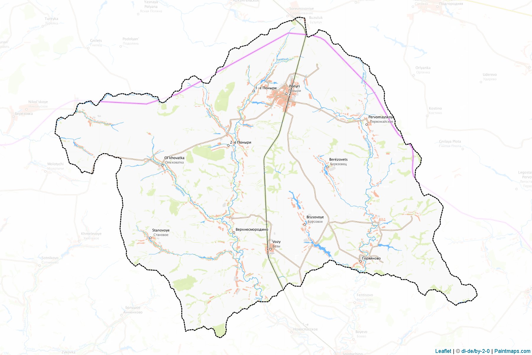 Ponyrovskiy (Kursk) Map Cropping Samples-1