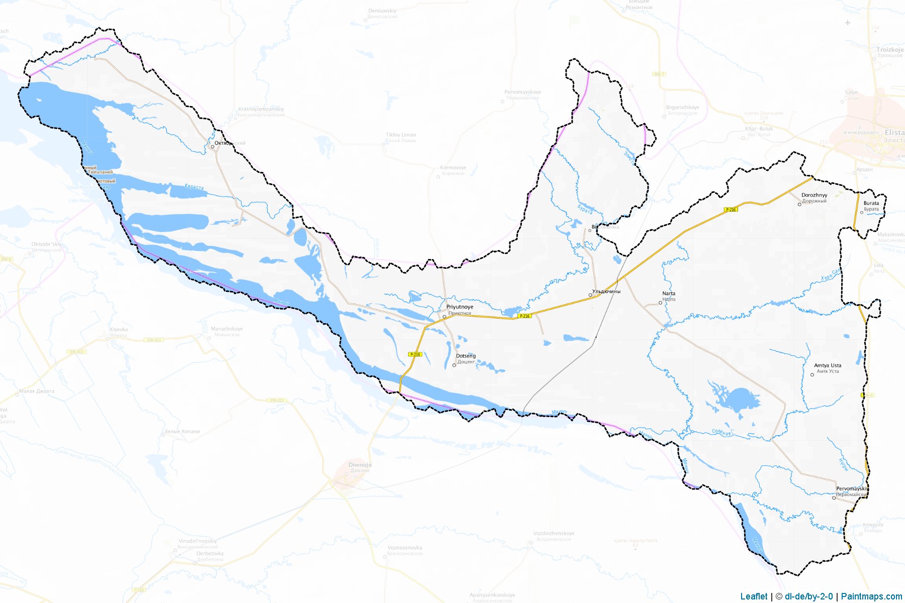 Prijutnenskiy (Kalmykia) Map Cropping Samples-1