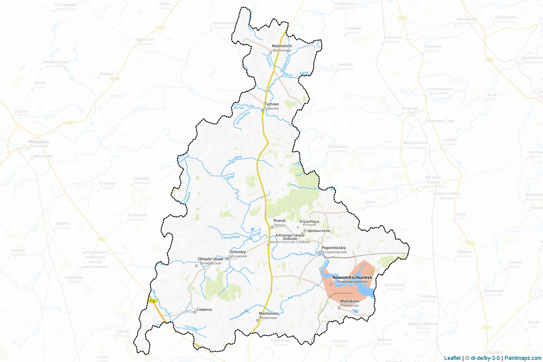 Pronskiy (Ryazan) Map Cropping Samples-1