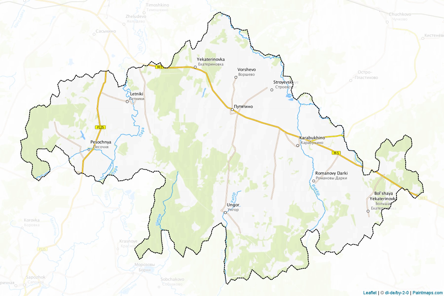 Muestras de recorte de mapas Putjatinskiy (Ryazan)-1