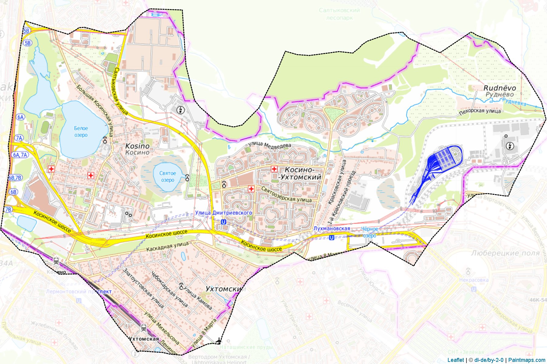 Kosino-Ukhtomskiy (Moscow City) Map Cropping Samples-1