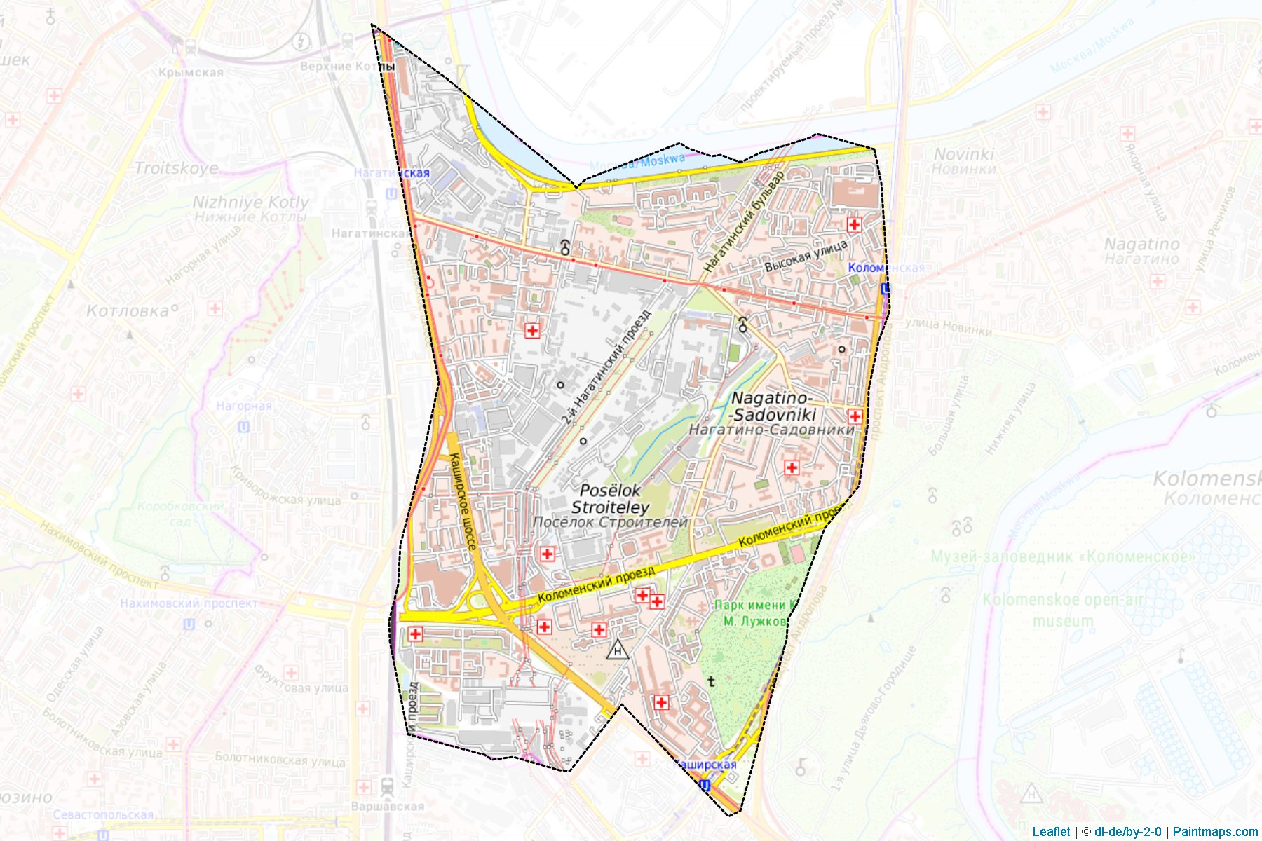 Nagatino-Sadovniki (Moscow City) Map Cropping Samples-1