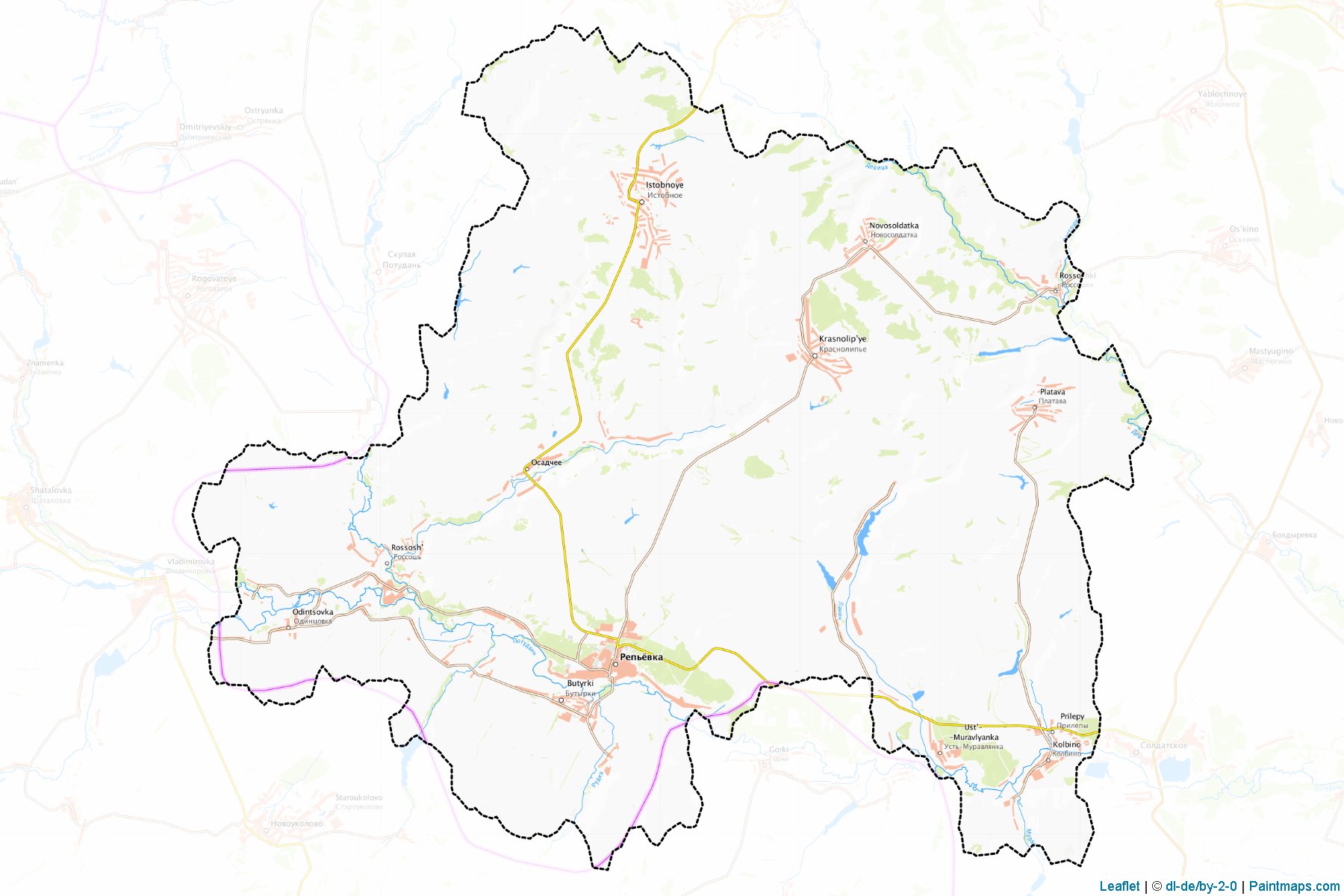 Rep'jovskiy (Voronezh) Map Cropping Samples-1