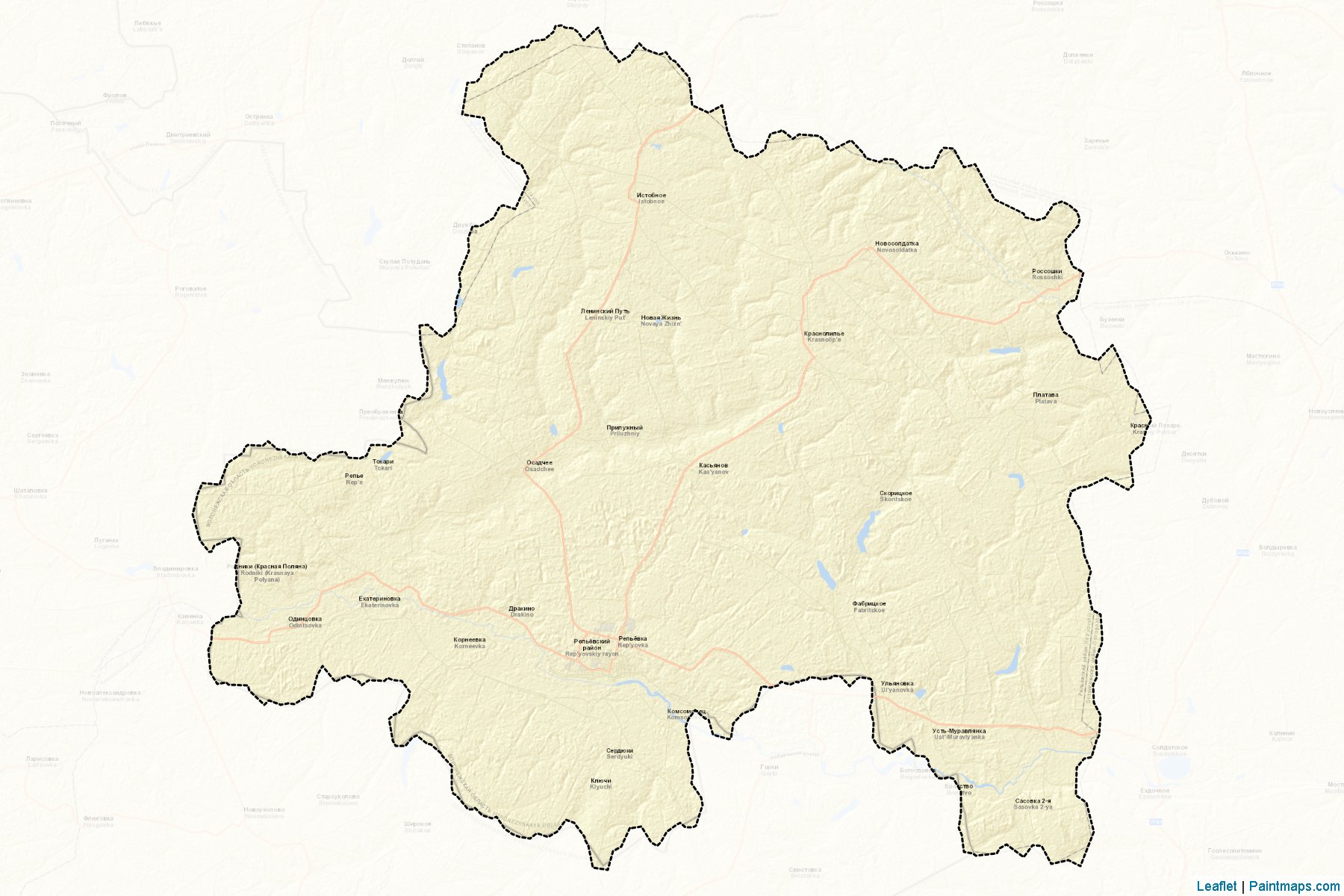 Rep'jovskiy (Voronezh) Map Cropping Samples-2