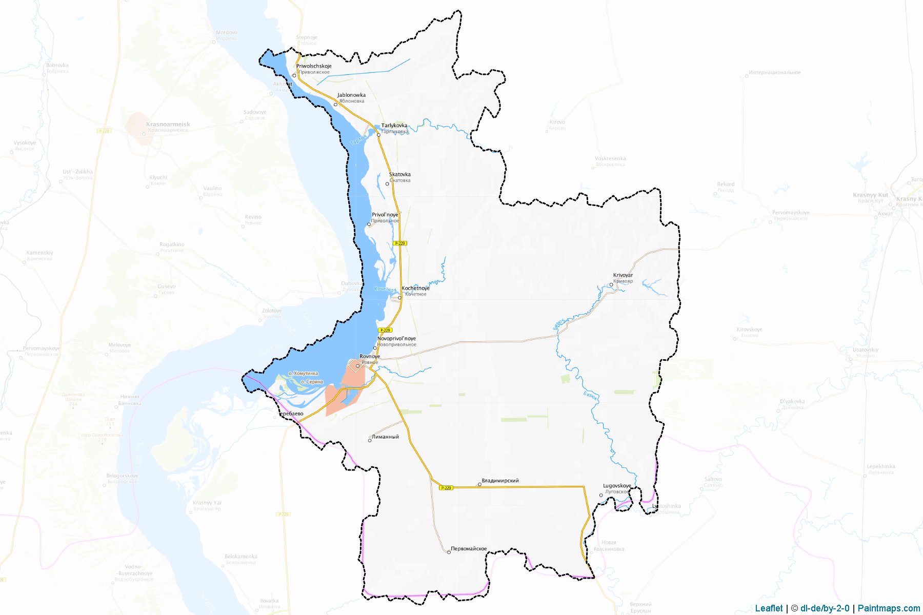 Rovenskiy (Saratov) Map Cropping Samples-1