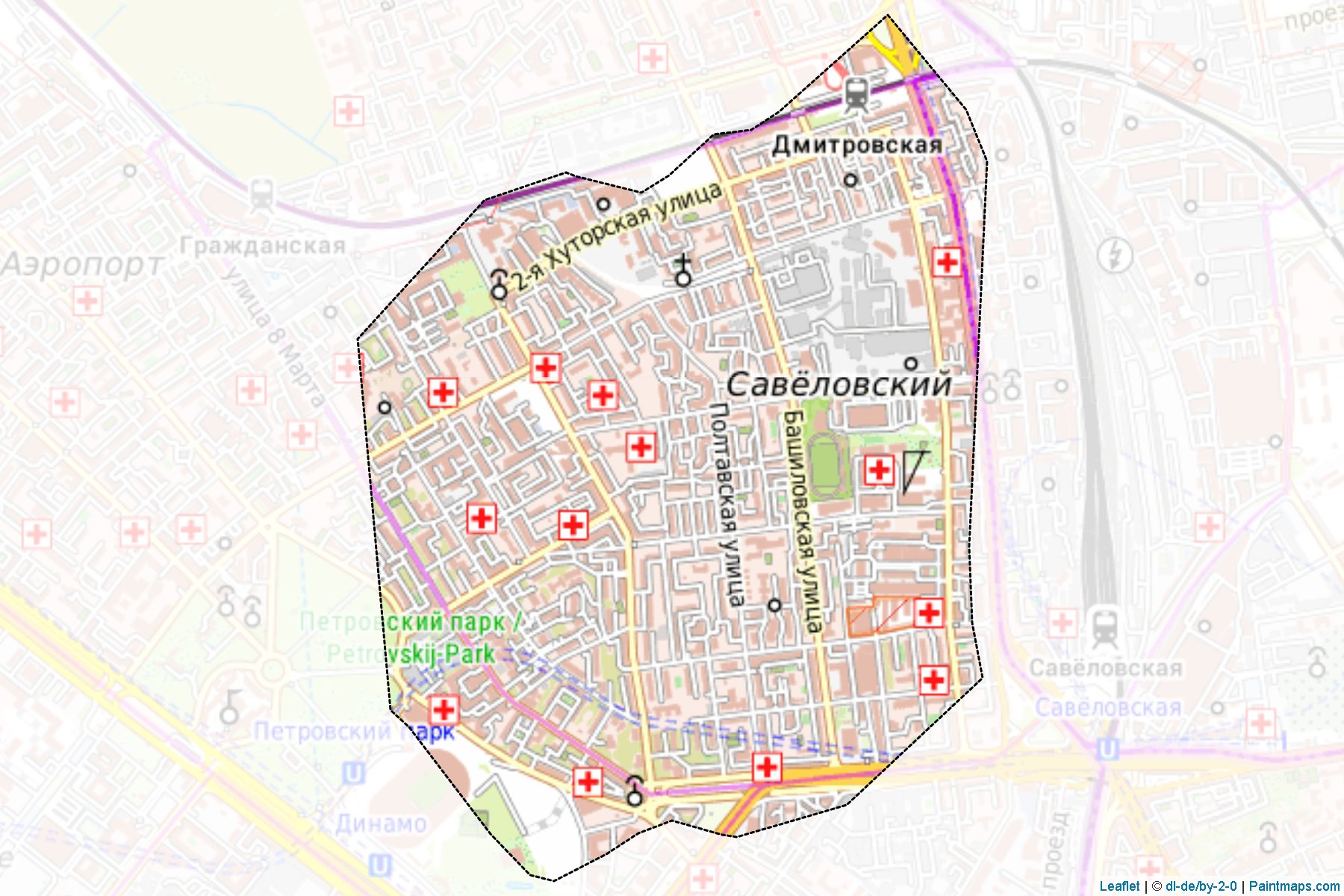 Savjolovskiy (Moscow City) Map Cropping Samples-1