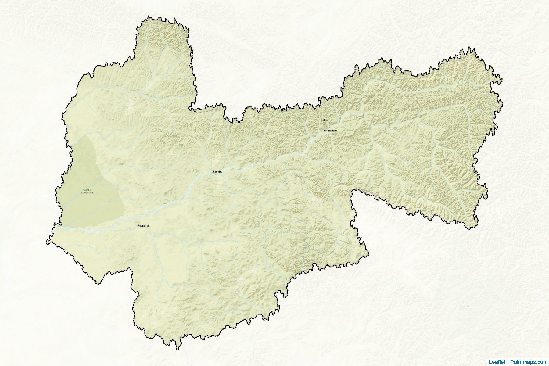 Selemdzhinskiy (Amur) Map Cropping Samples-2