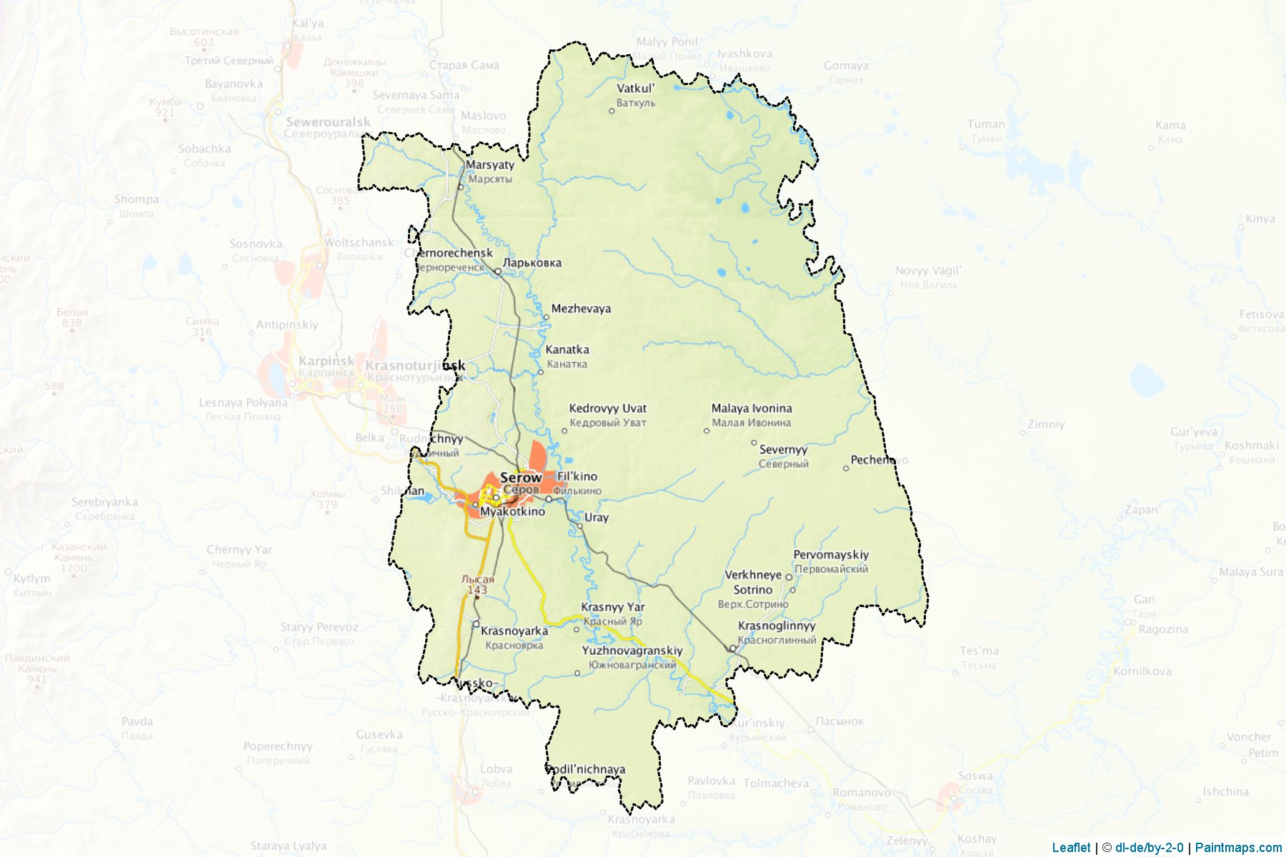 Serovskiy (Sverdlovsk) Map Cropping Samples-1