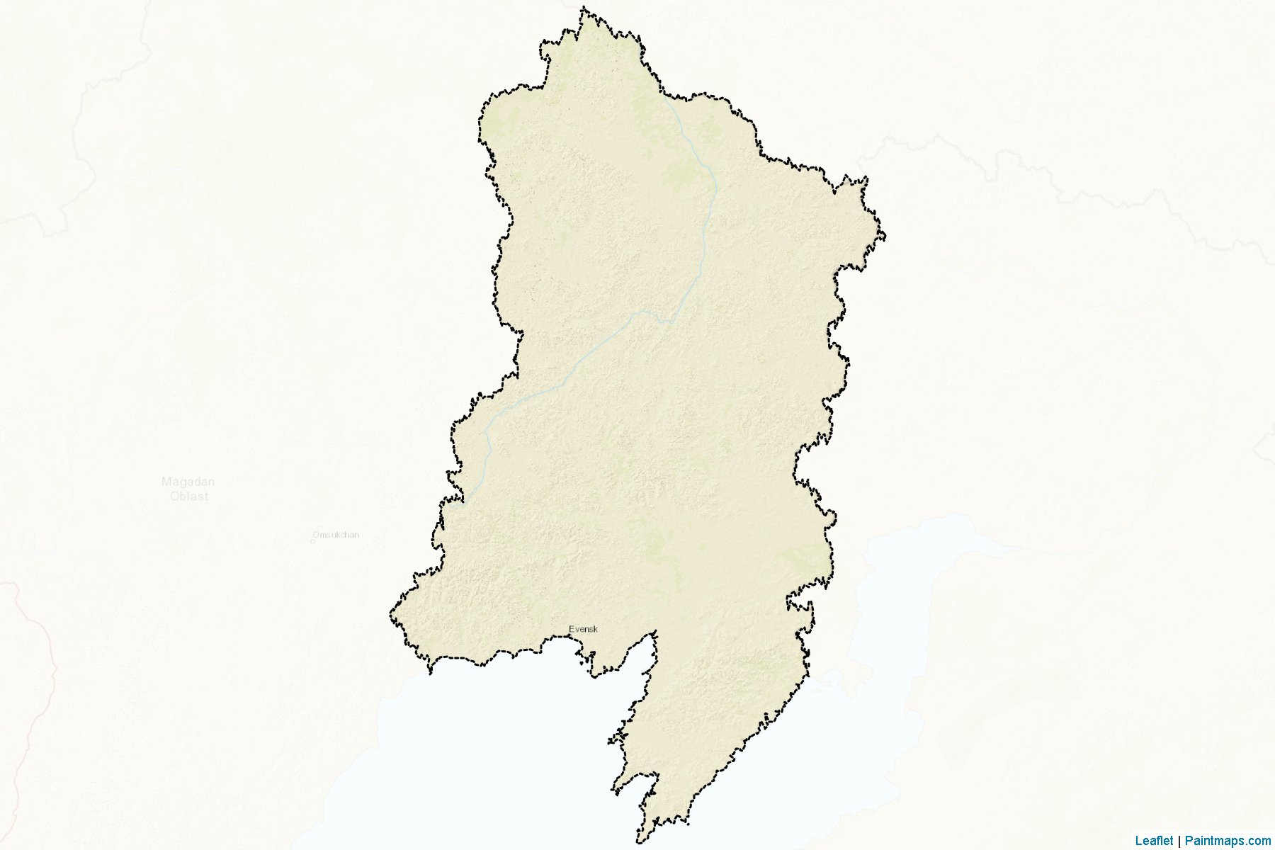 Severo-EHvenskiy (Magadan) Map Cropping Samples-2