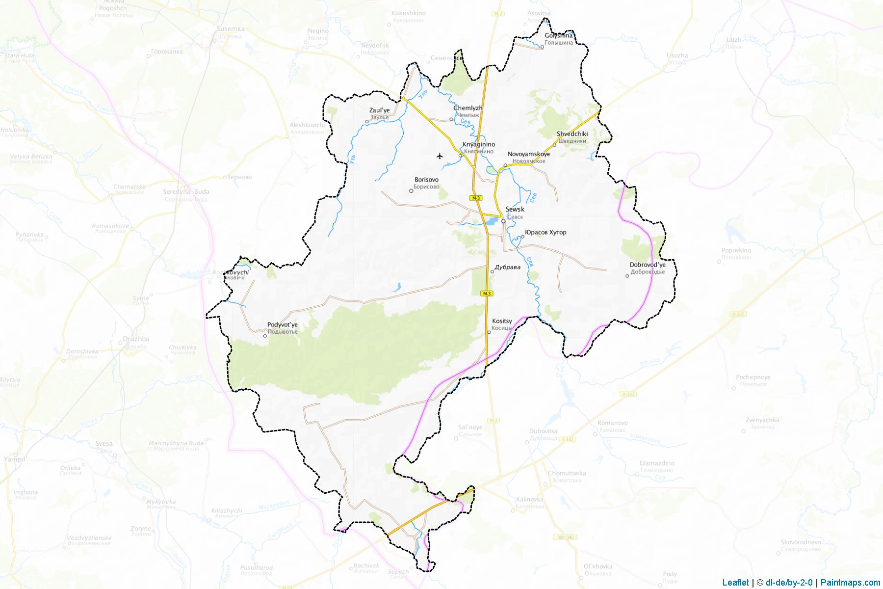 Sevskiy (Bryansk) Map Cropping Samples-1