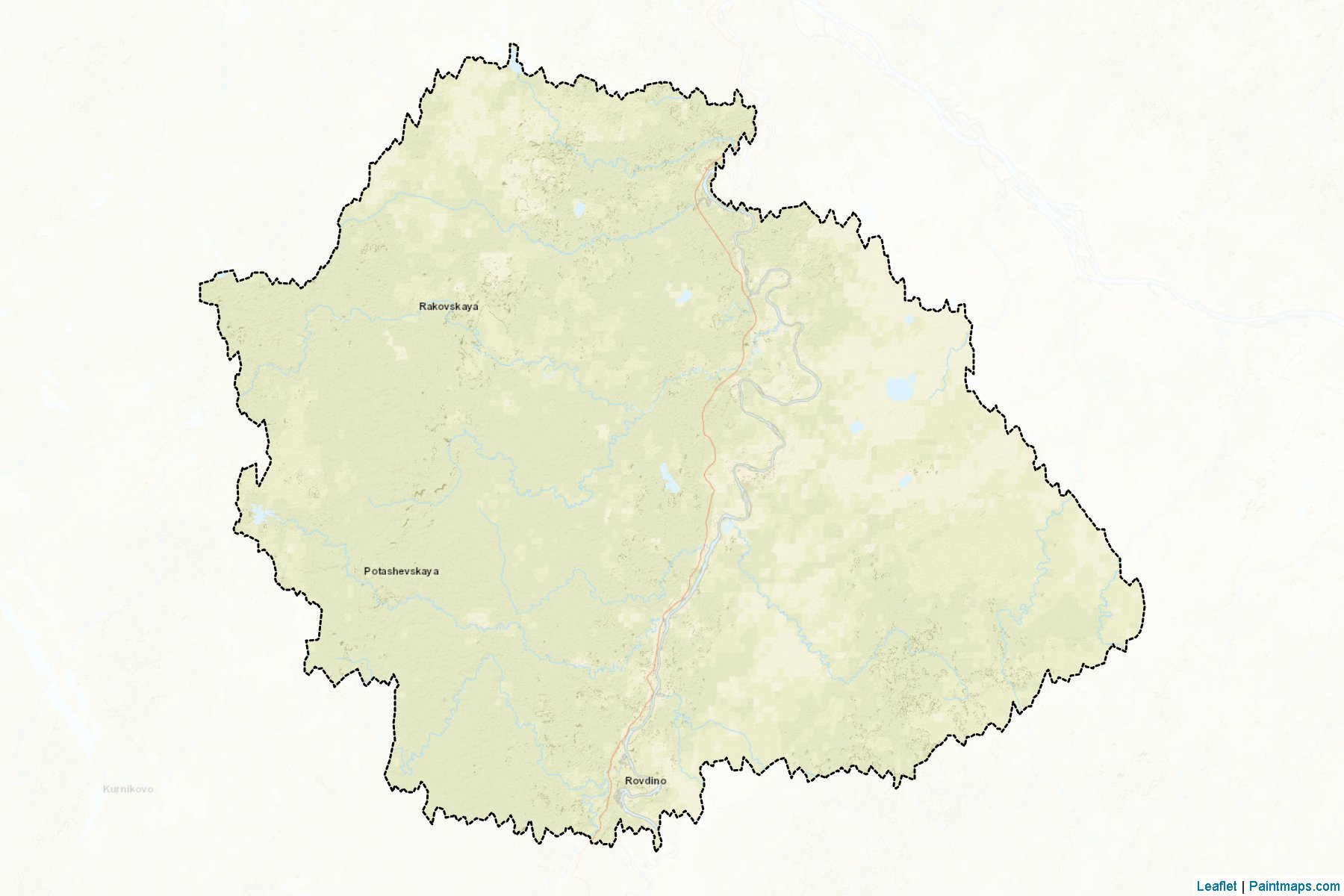 Shenkurskiy (Arkhangelsk) Map Cropping Samples-2