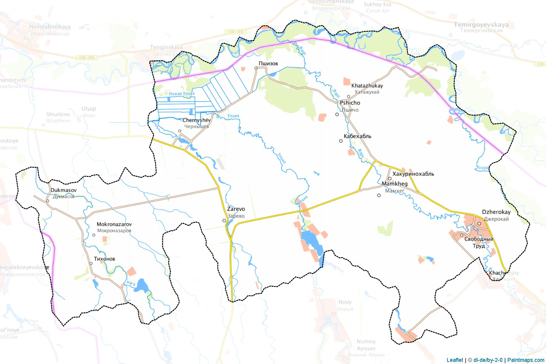 Shovgenovskiy (Adygea) Map Cropping Samples-1