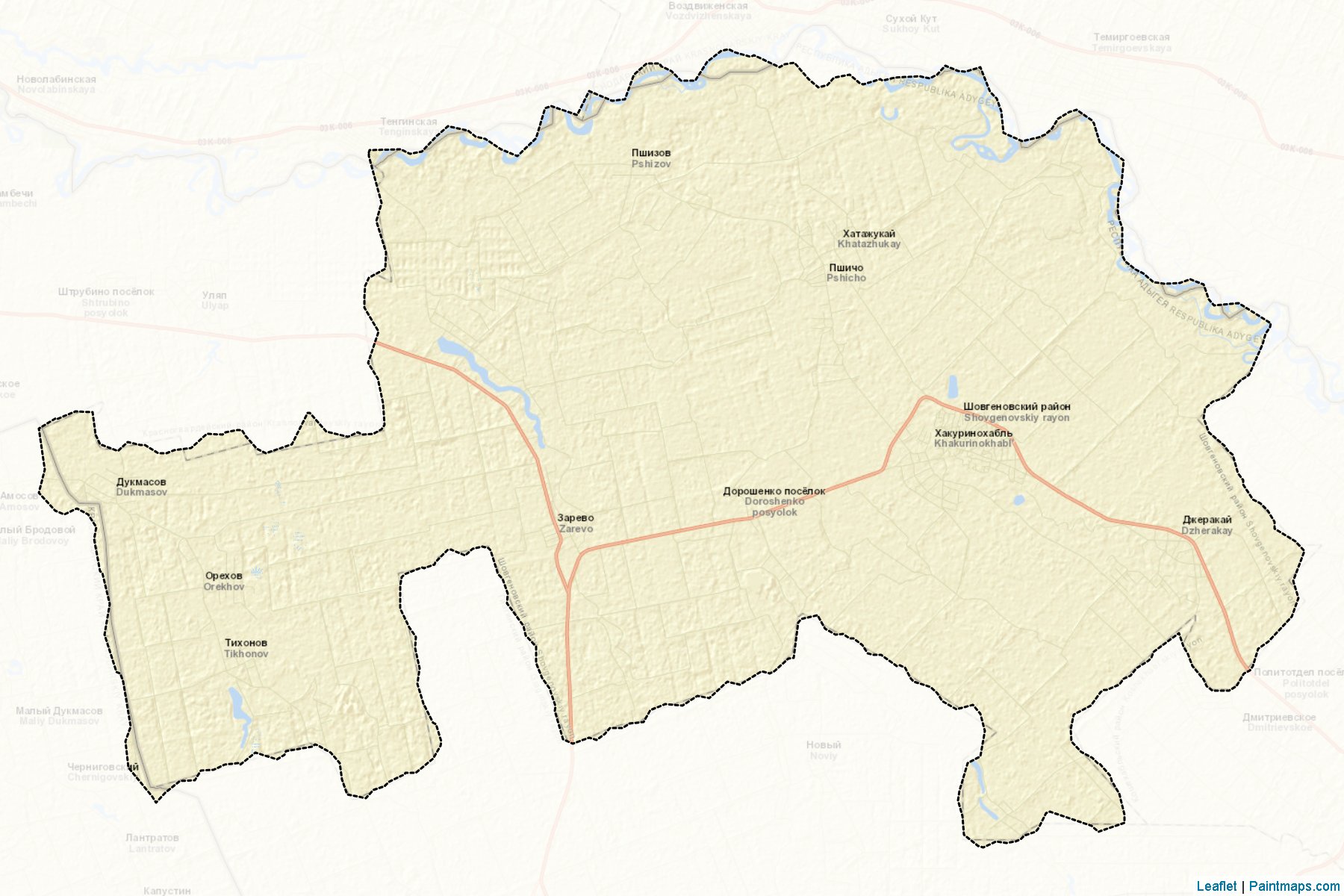 Shovgenovskiy (Adygea) Map Cropping Samples-2