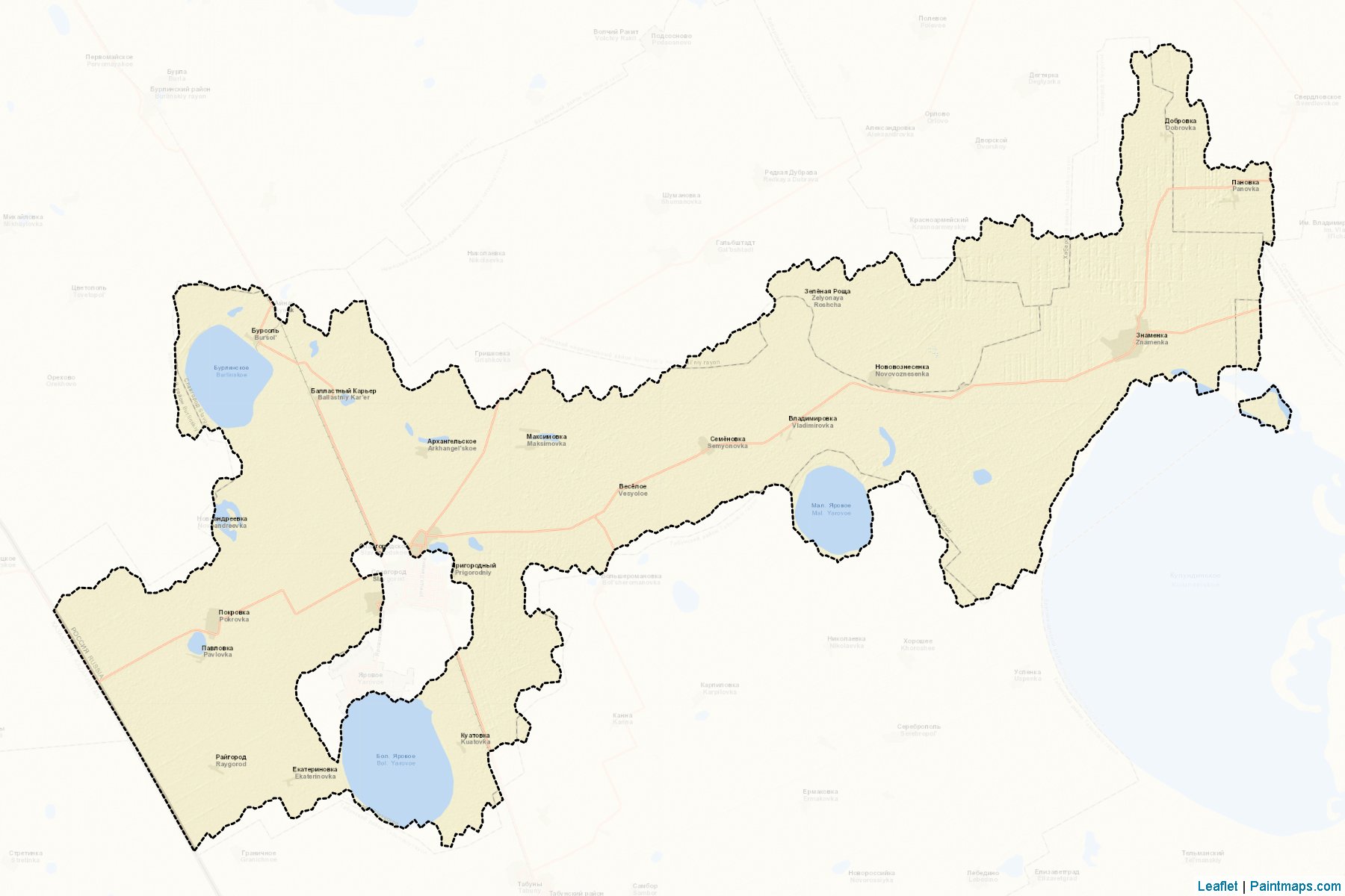 Slavskiy (Altai) Map Cropping Samples-2