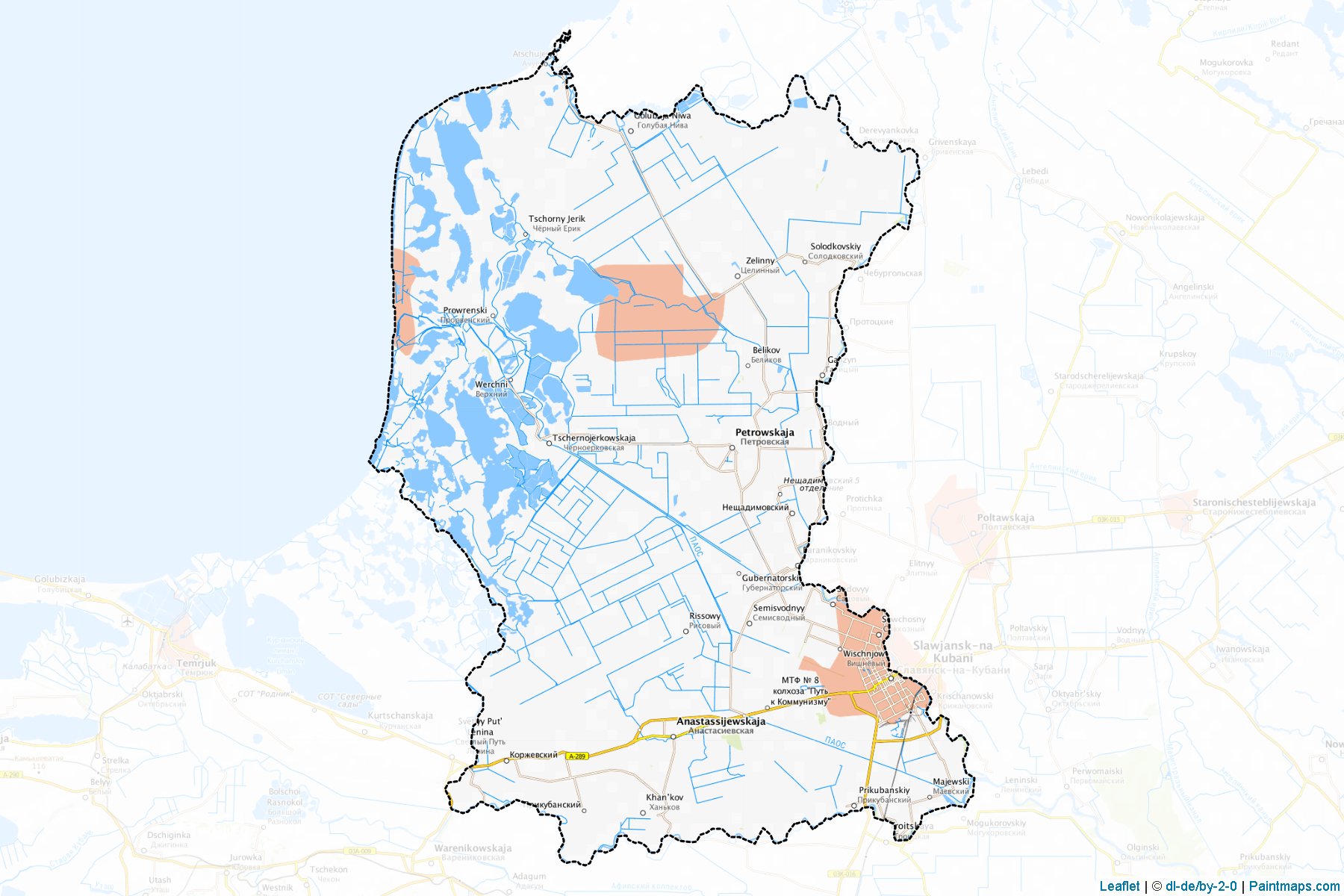 Slavjanskiy (Krasnodar) Map Cropping Samples-1