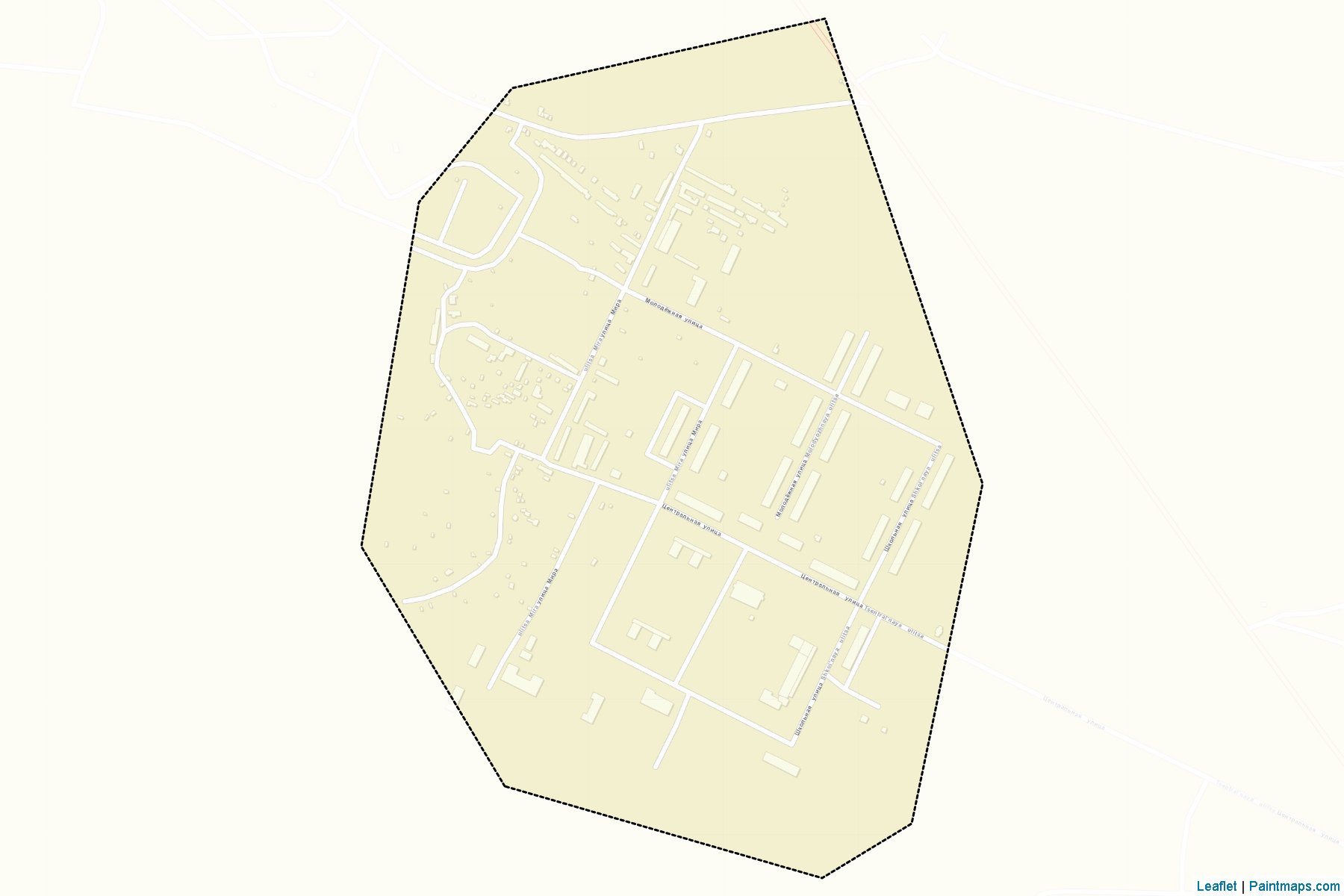 Muestras de recorte de mapas Slavnyj (Tula)-2