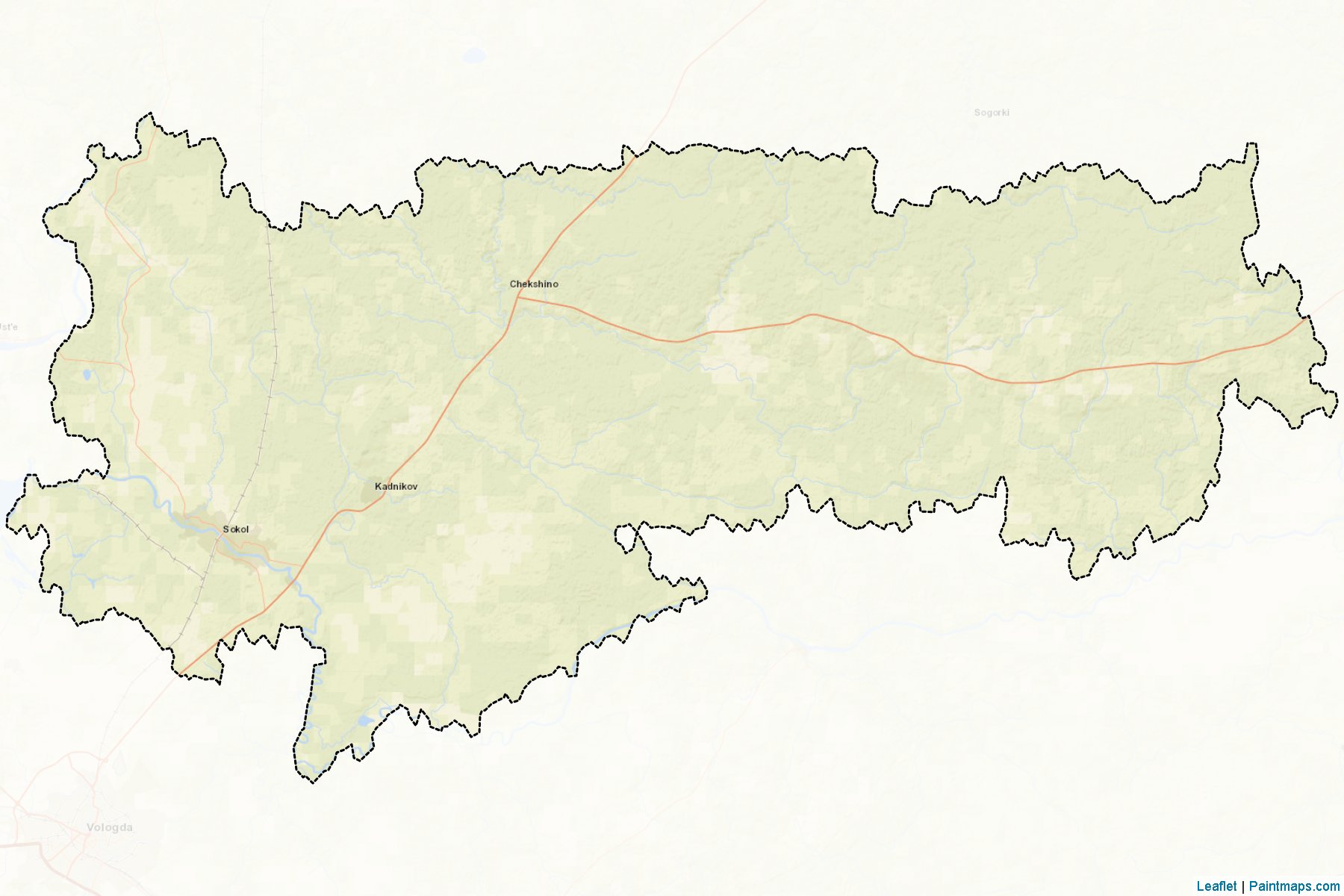 Muestras de recorte de mapas Sokol'skiy (Vologda)-2