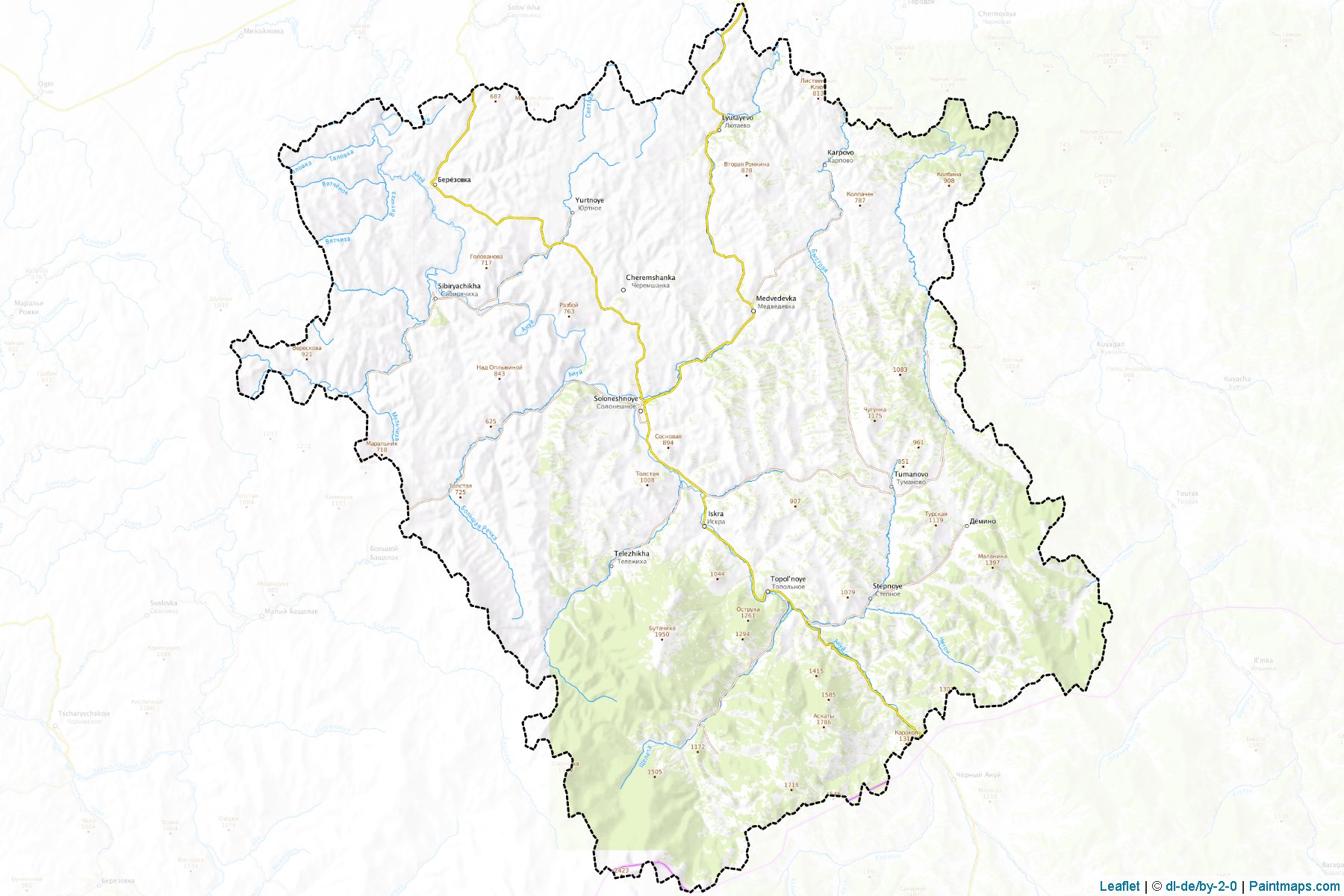 Soloneshenskiy (Altai) Map Cropping Samples-1